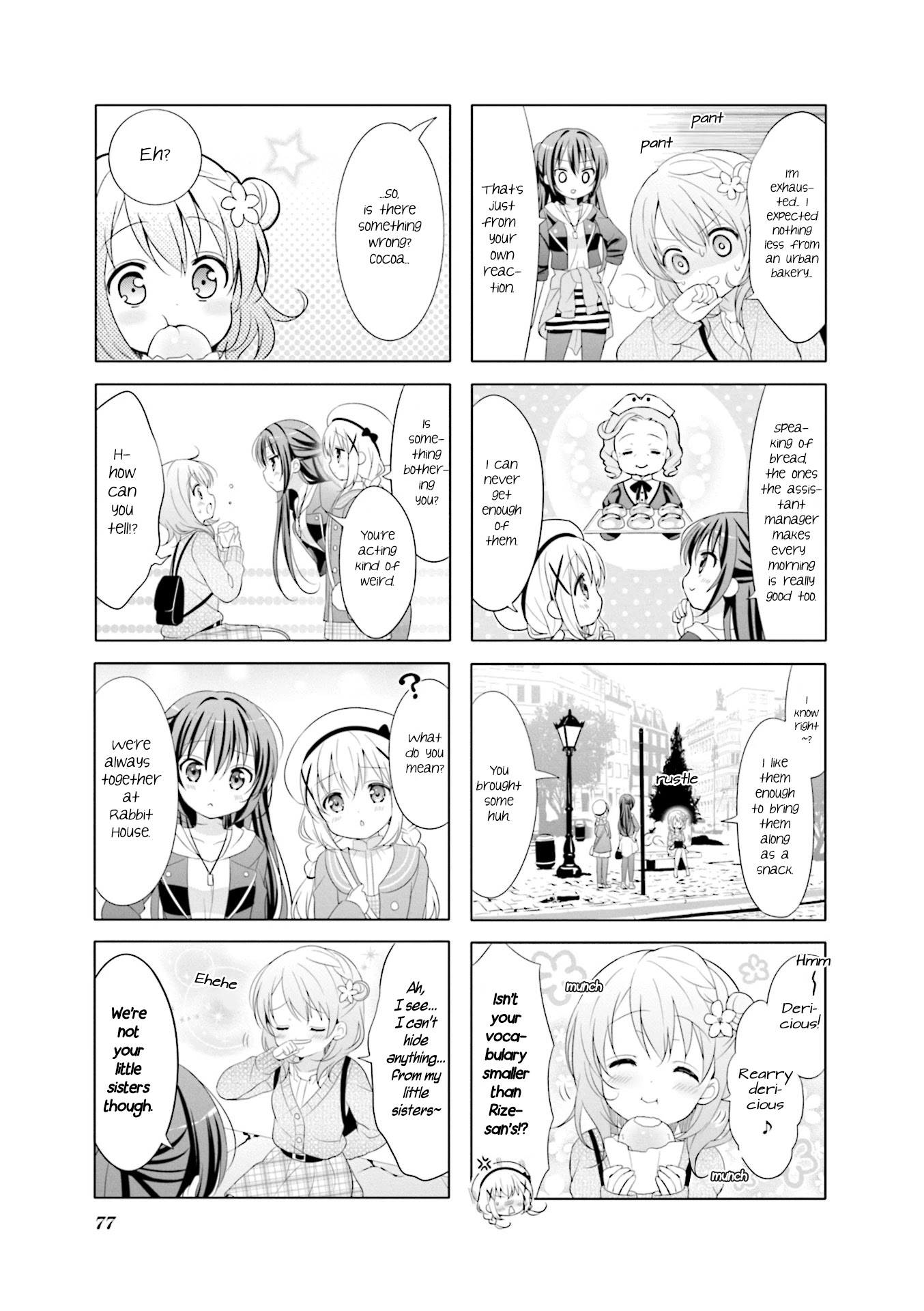 Gochuumon wa Usagi Desu ka? Chapter 8.9 page 5 - Vol.8 Chapter 9: Dear My Sister, My Answer With My Friends