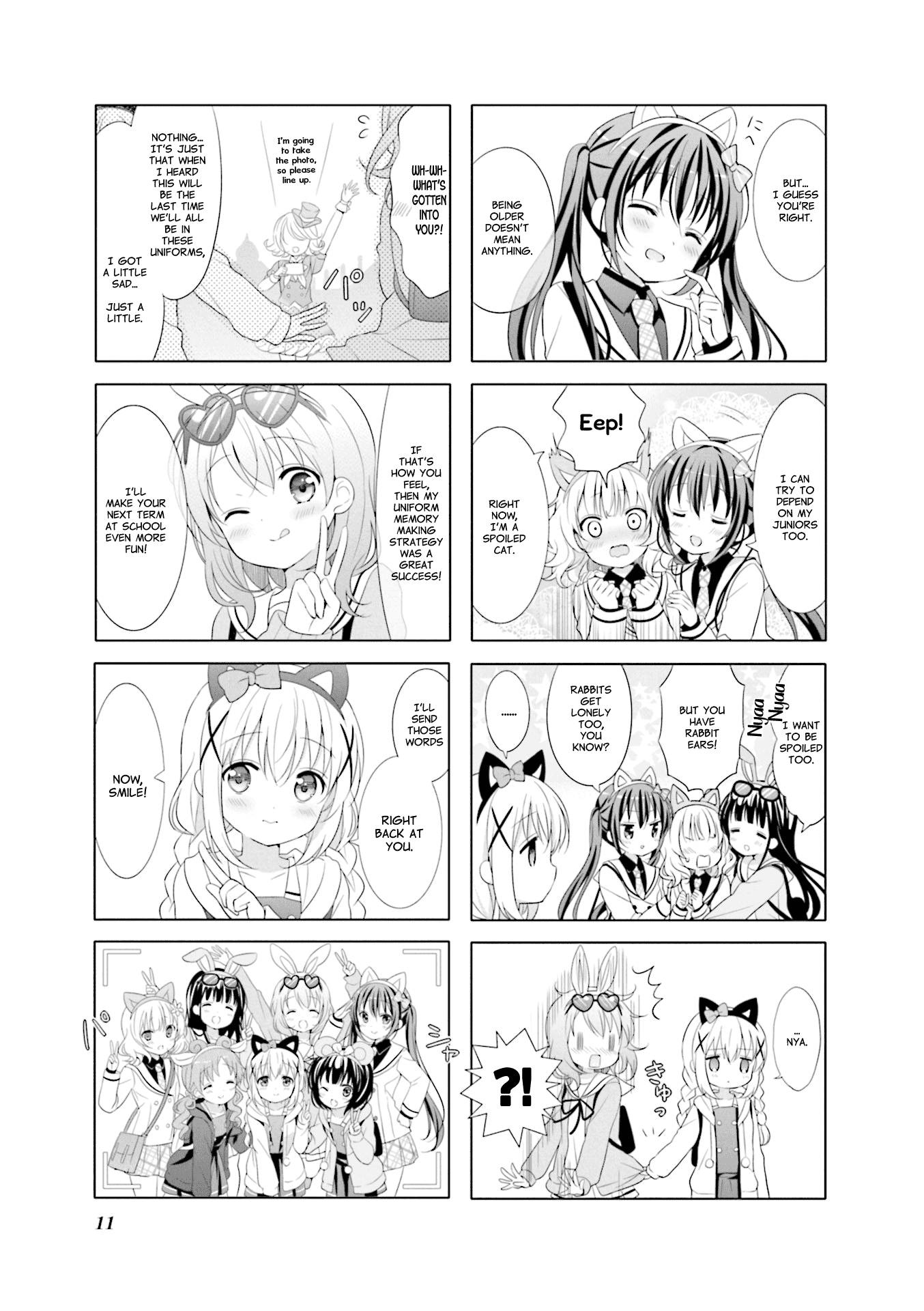 Gochuumon wa Usagi Desu ka? Chapter 9.1 page 11 - Vol.9 Chapter 1: Treasure Box Roller Coaster