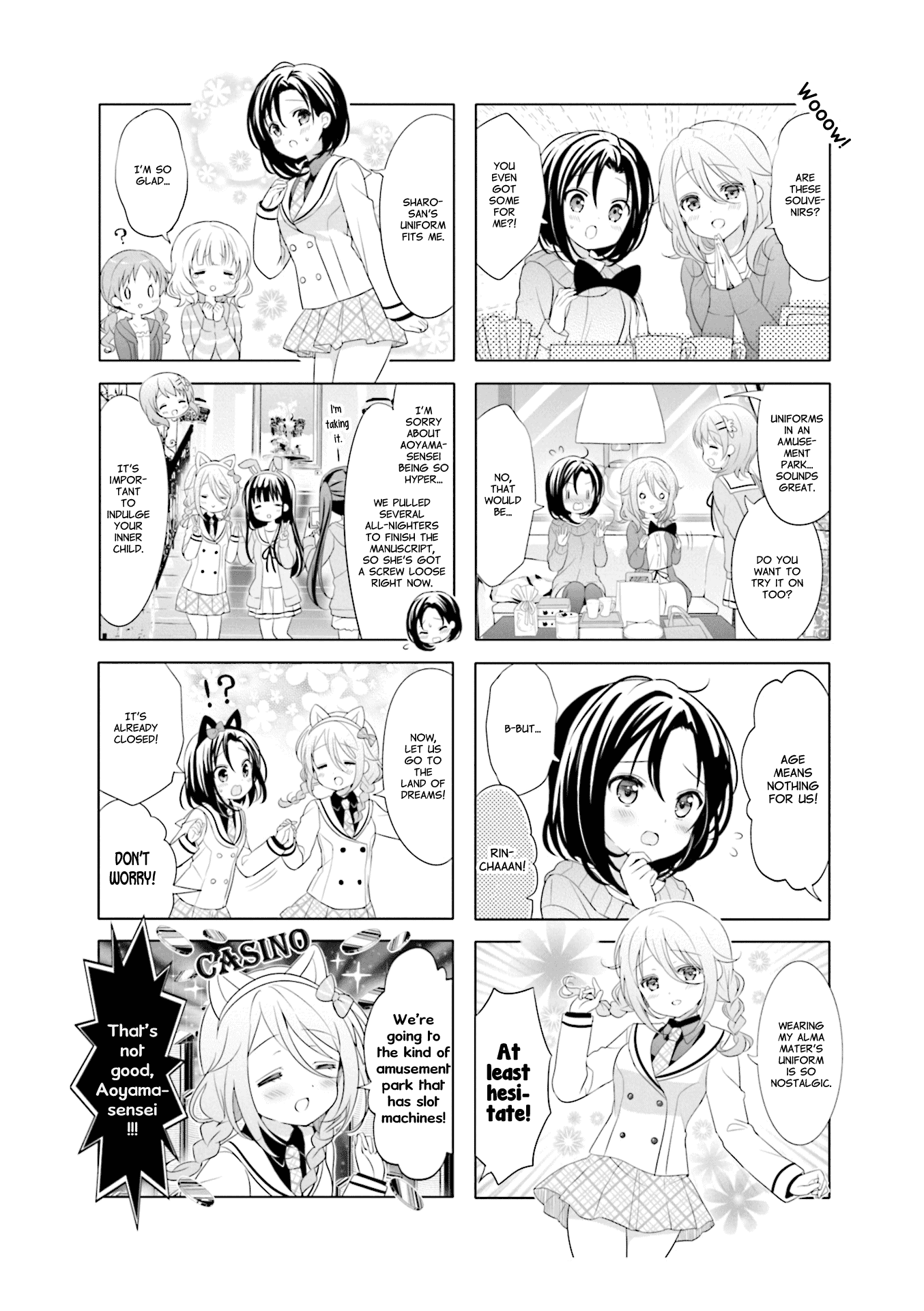Gochuumon wa Usagi Desu ka? Chapter 9.1 page 12 - Vol.9 Chapter 1: Treasure Box Roller Coaster