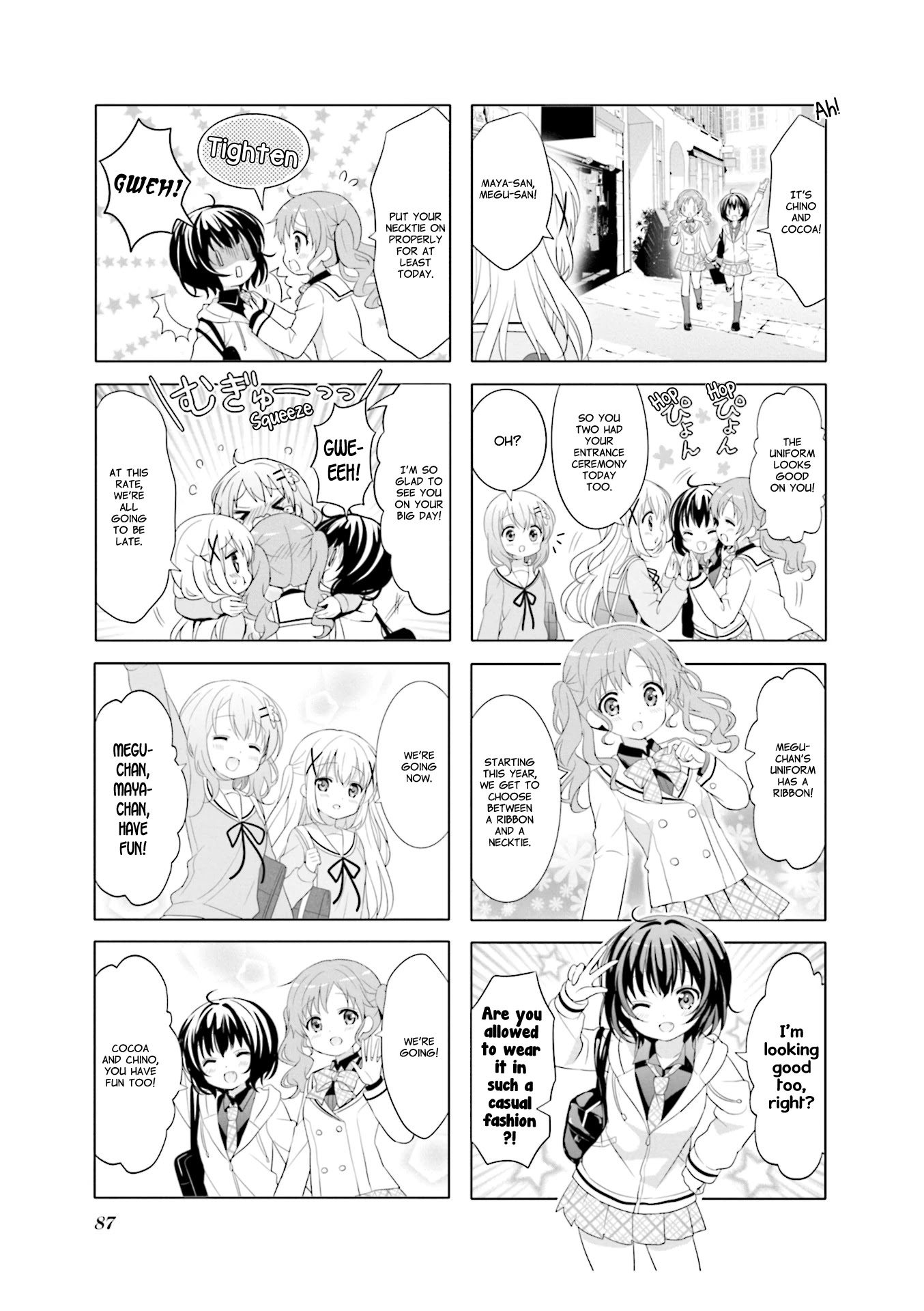 Gochuumon wa Usagi Desu ka? Chapter 9.10 page 3 - Vol.9 Chapter 10: Is the Order a Cat?