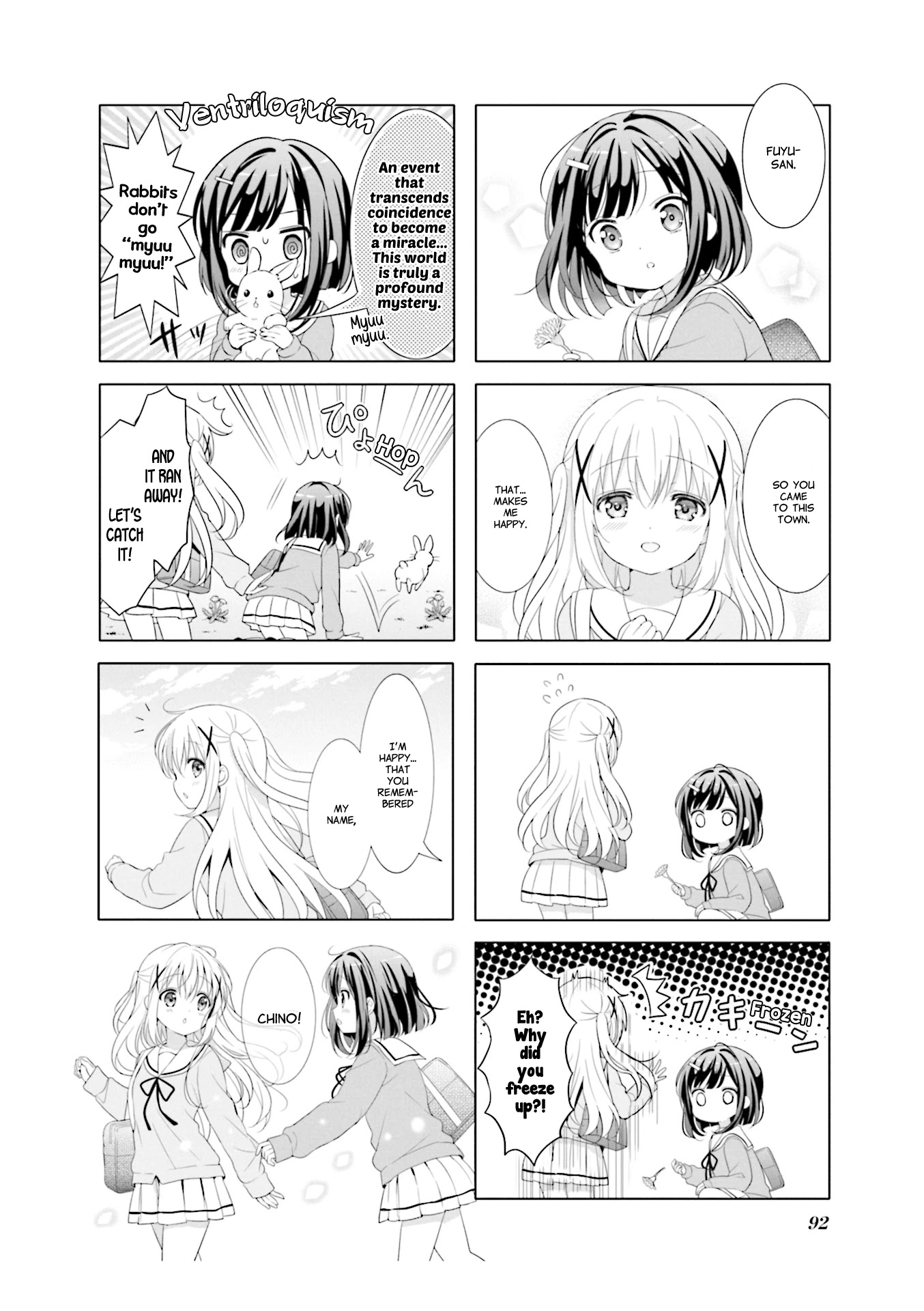 Gochuumon wa Usagi Desu ka? Chapter 9.10 page 8 - Vol.9 Chapter 10: Is the Order a Cat?