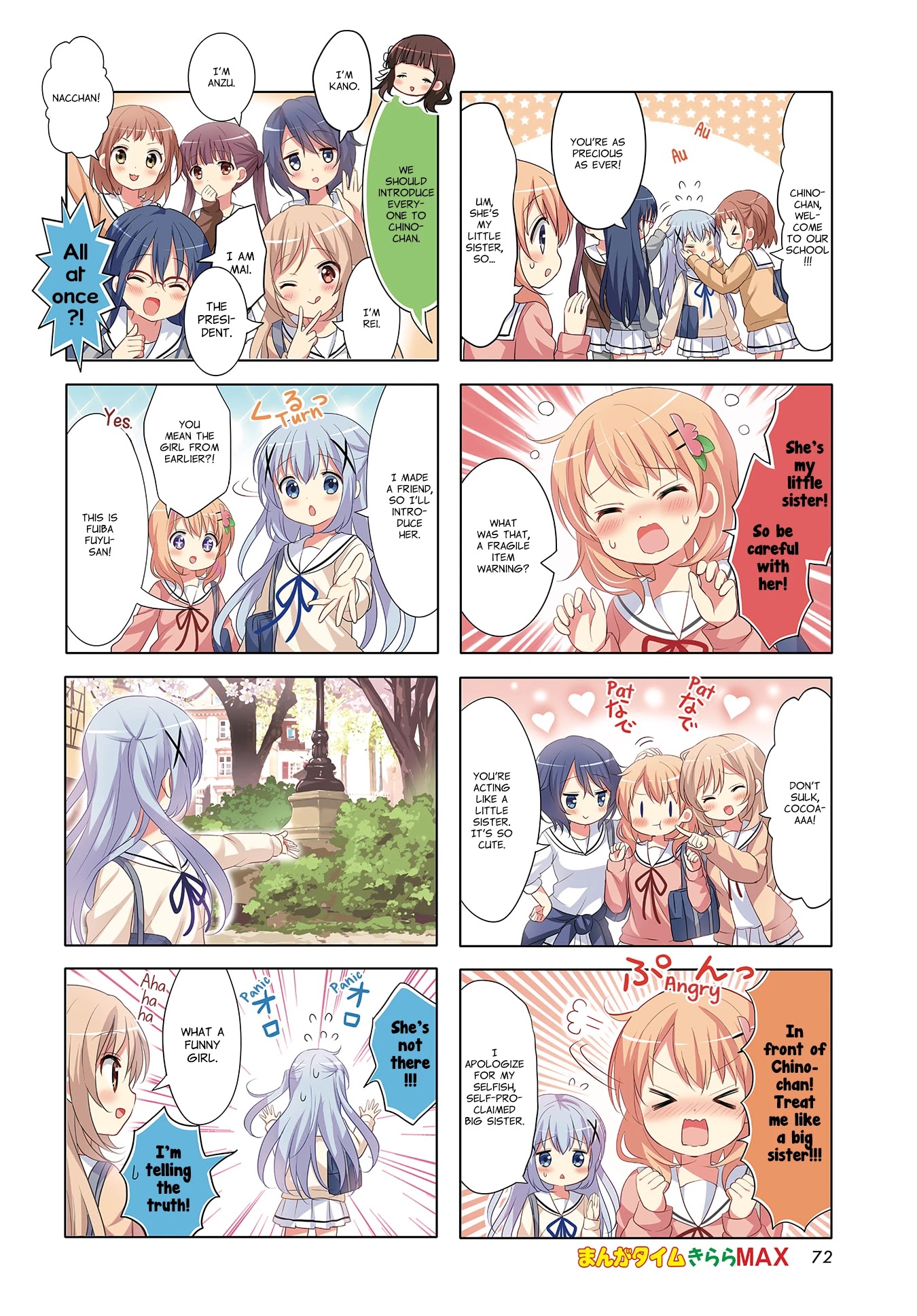 Gochuumon wa Usagi Desu ka? Chapter 9.11 page 2 - Vol.9 Chapter 11: Fuyu In Wondertown