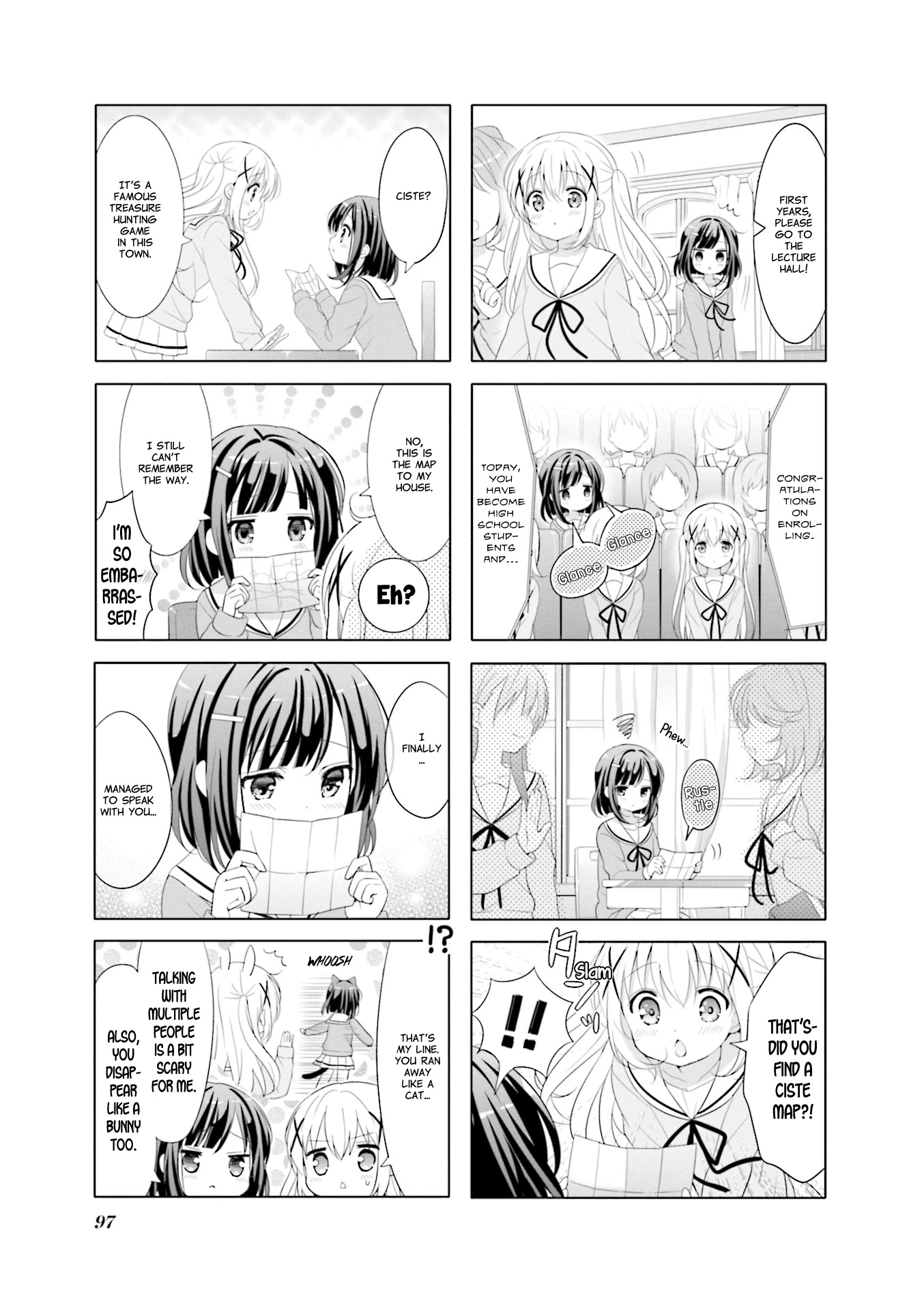 Gochuumon wa Usagi Desu ka? Chapter 9.11 page 5 - Vol.9 Chapter 11: Fuyu In Wondertown