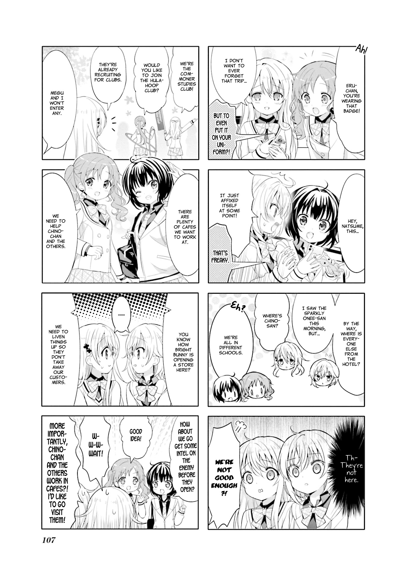 Gochuumon wa Usagi Desu ka? Chapter 9.12 page 7 - Vol.9 Chapter 12: I'll Turn Everything in the World Into EXP For You
