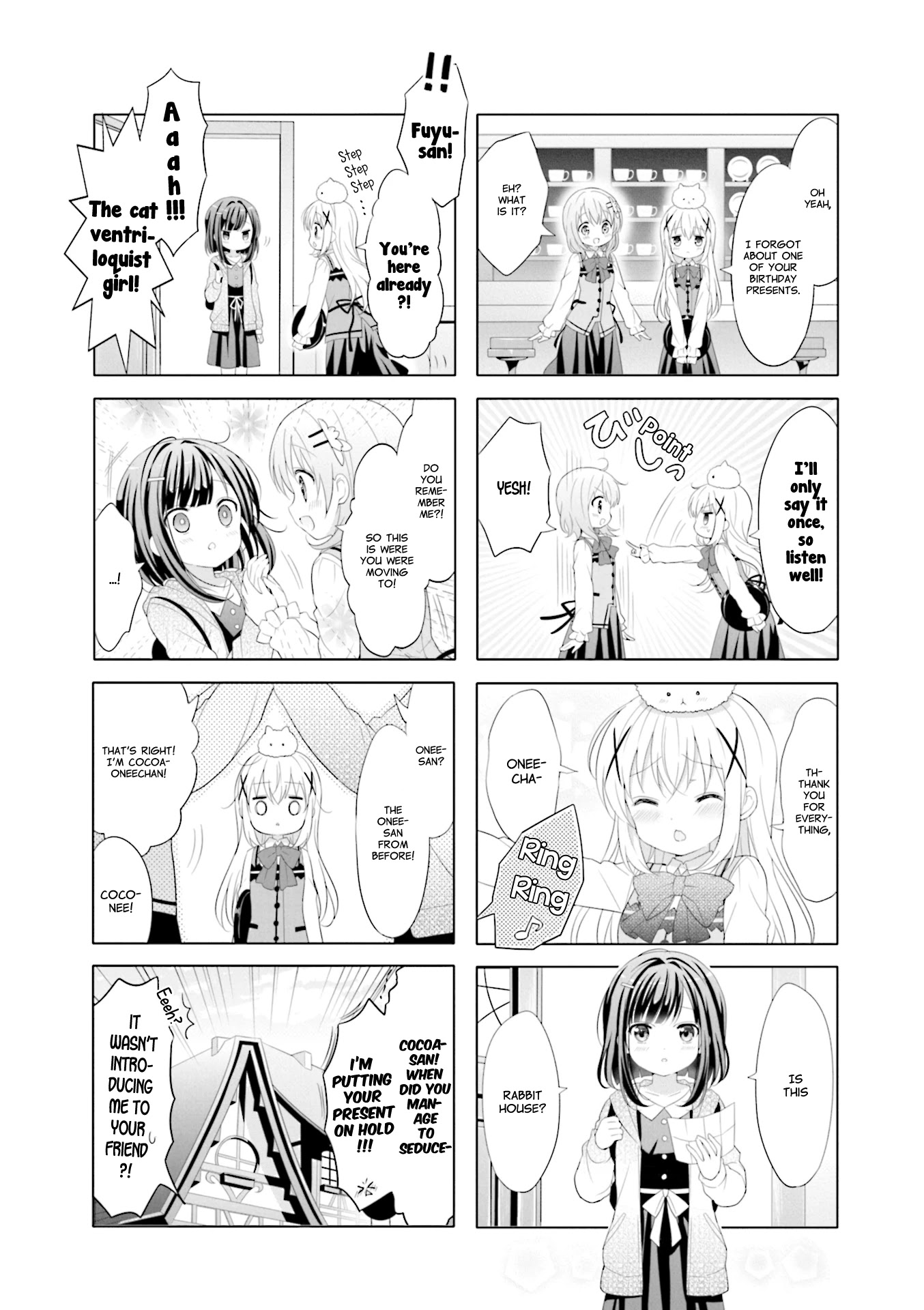 Gochuumon wa Usagi Desu ka? Chapter 9.13 page 10 - Vol.9 Chapter 13: Pan-paka-pan Bread Party!