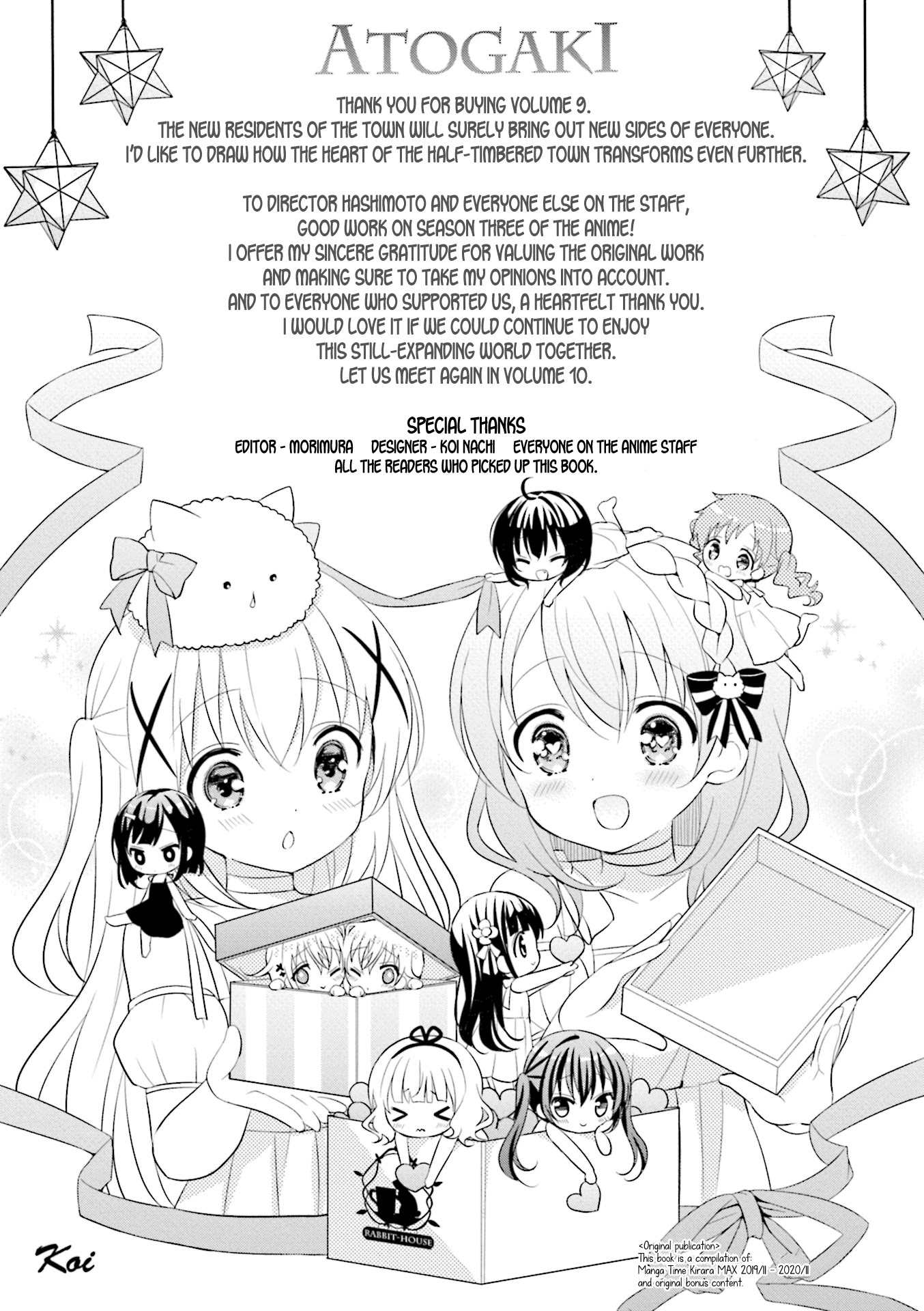 Gochuumon wa Usagi Desu ka? Chapter 9.13 page 11 - Vol.9 Chapter 13: Pan-paka-pan Bread Party!