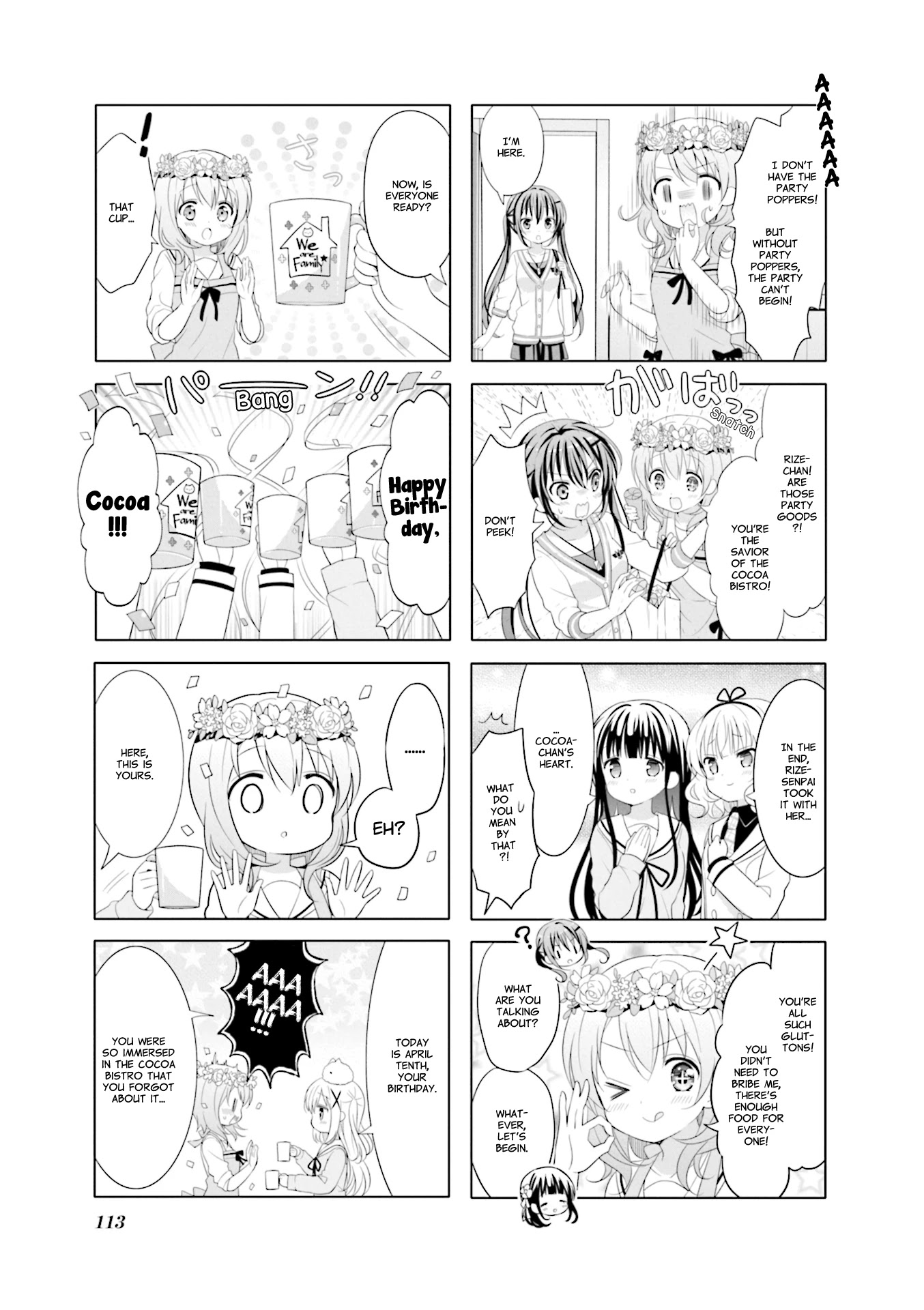Gochuumon wa Usagi Desu ka? Chapter 9.13 page 5 - Vol.9 Chapter 13: Pan-paka-pan Bread Party!