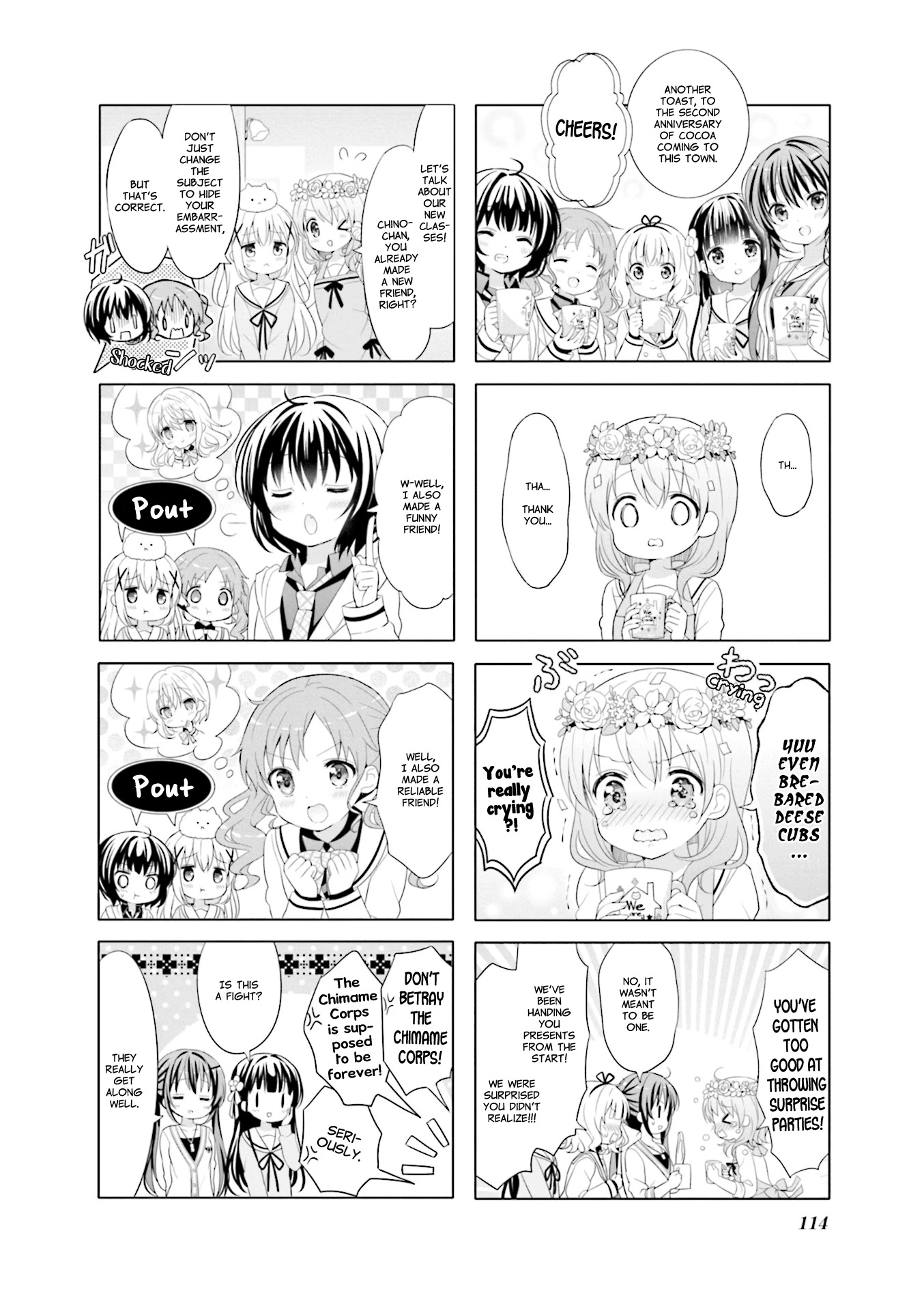 Gochuumon wa Usagi Desu ka? Chapter 9.13 page 6 - Vol.9 Chapter 13: Pan-paka-pan Bread Party!
