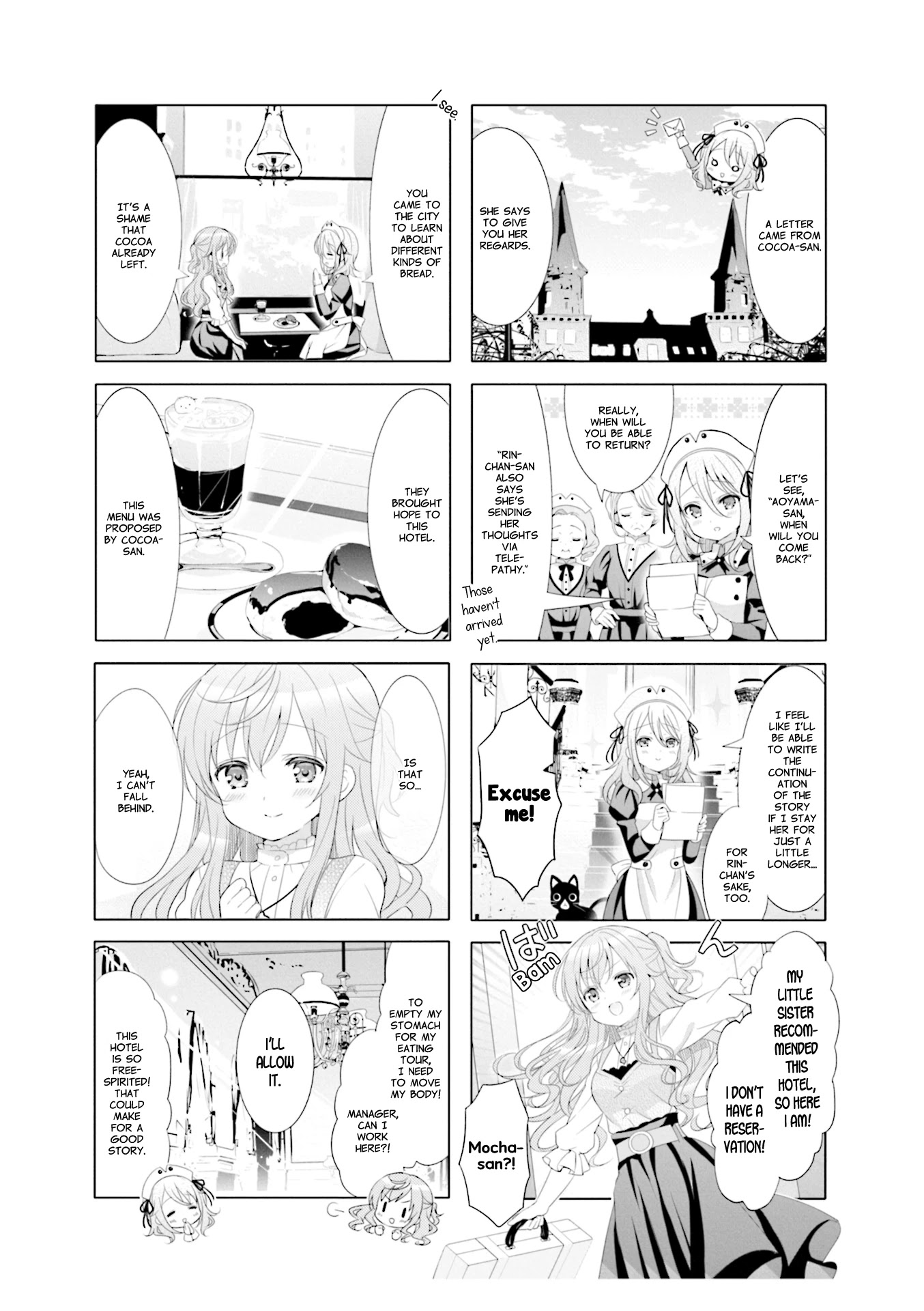 Gochuumon wa Usagi Desu ka? Chapter 9.13 page 9 - Vol.9 Chapter 13: Pan-paka-pan Bread Party!