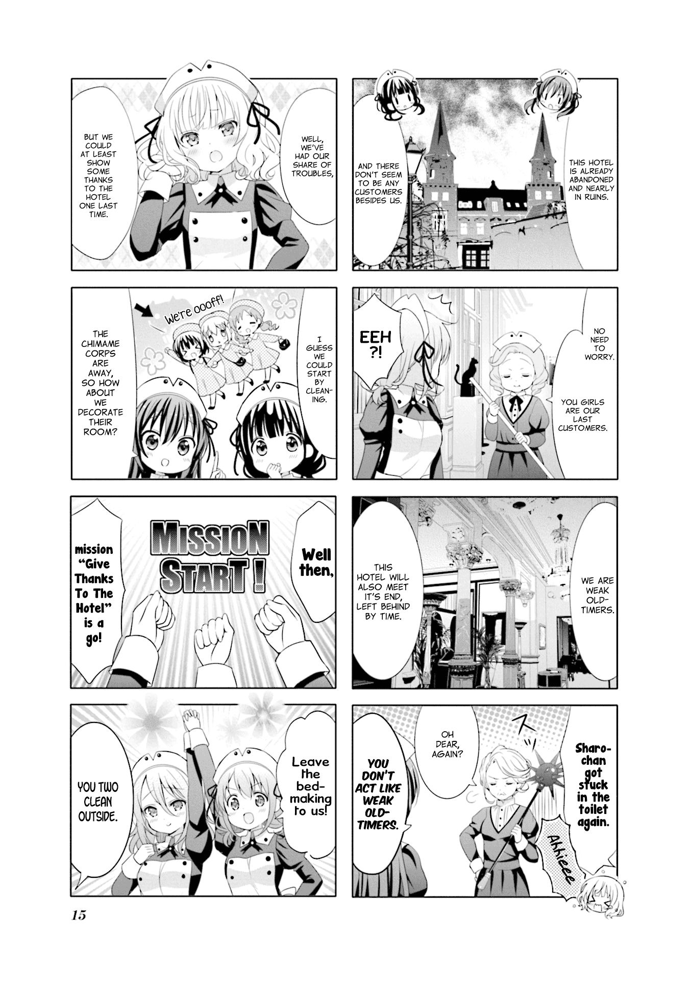 Gochuumon wa Usagi Desu ka? Chapter 9.2 page 3 - Vol.9 Chapter 2: Spinning Melancholic Afternoon