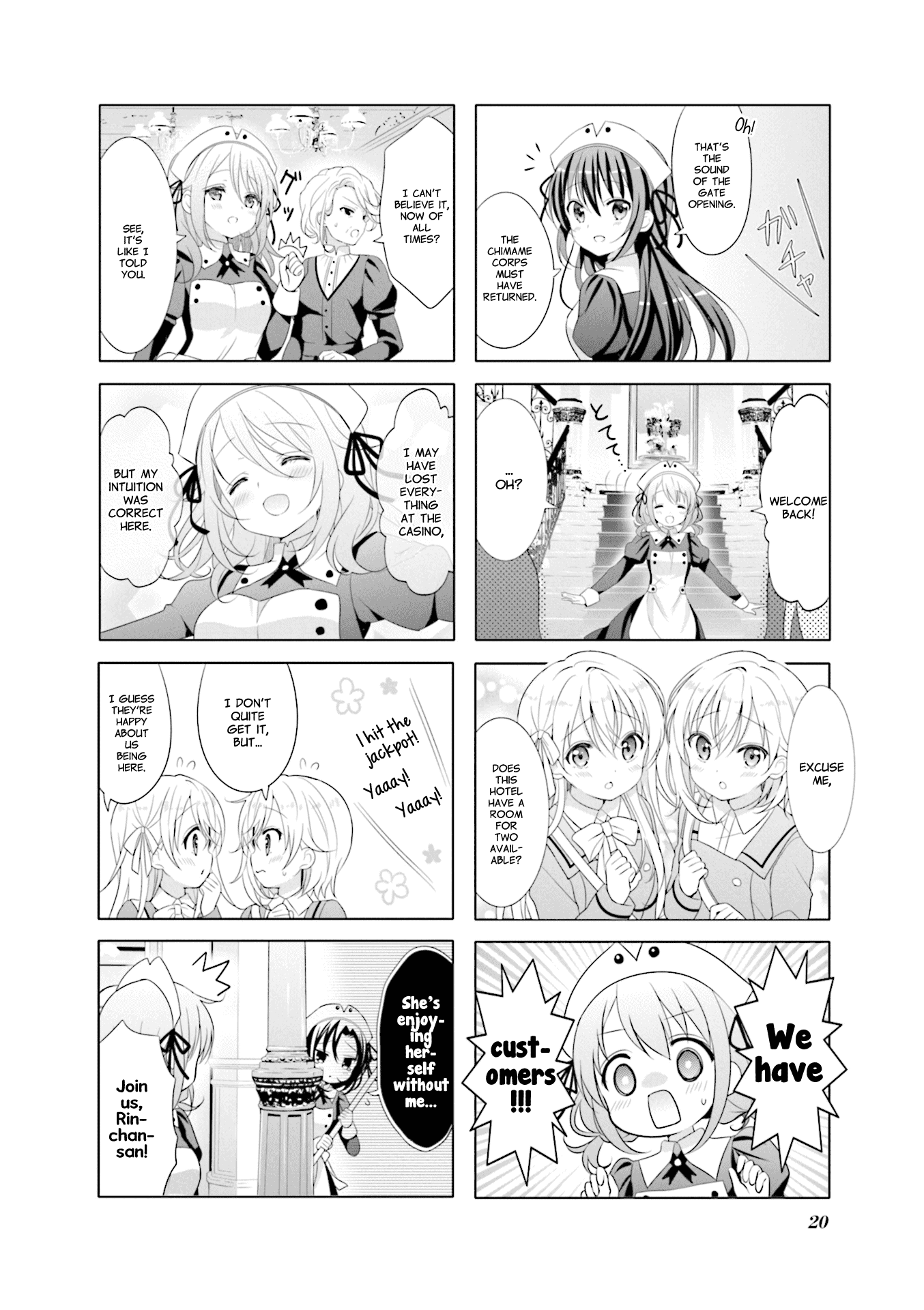 Gochuumon wa Usagi Desu ka? Chapter 9.2 page 8 - Vol.9 Chapter 2: Spinning Melancholic Afternoon