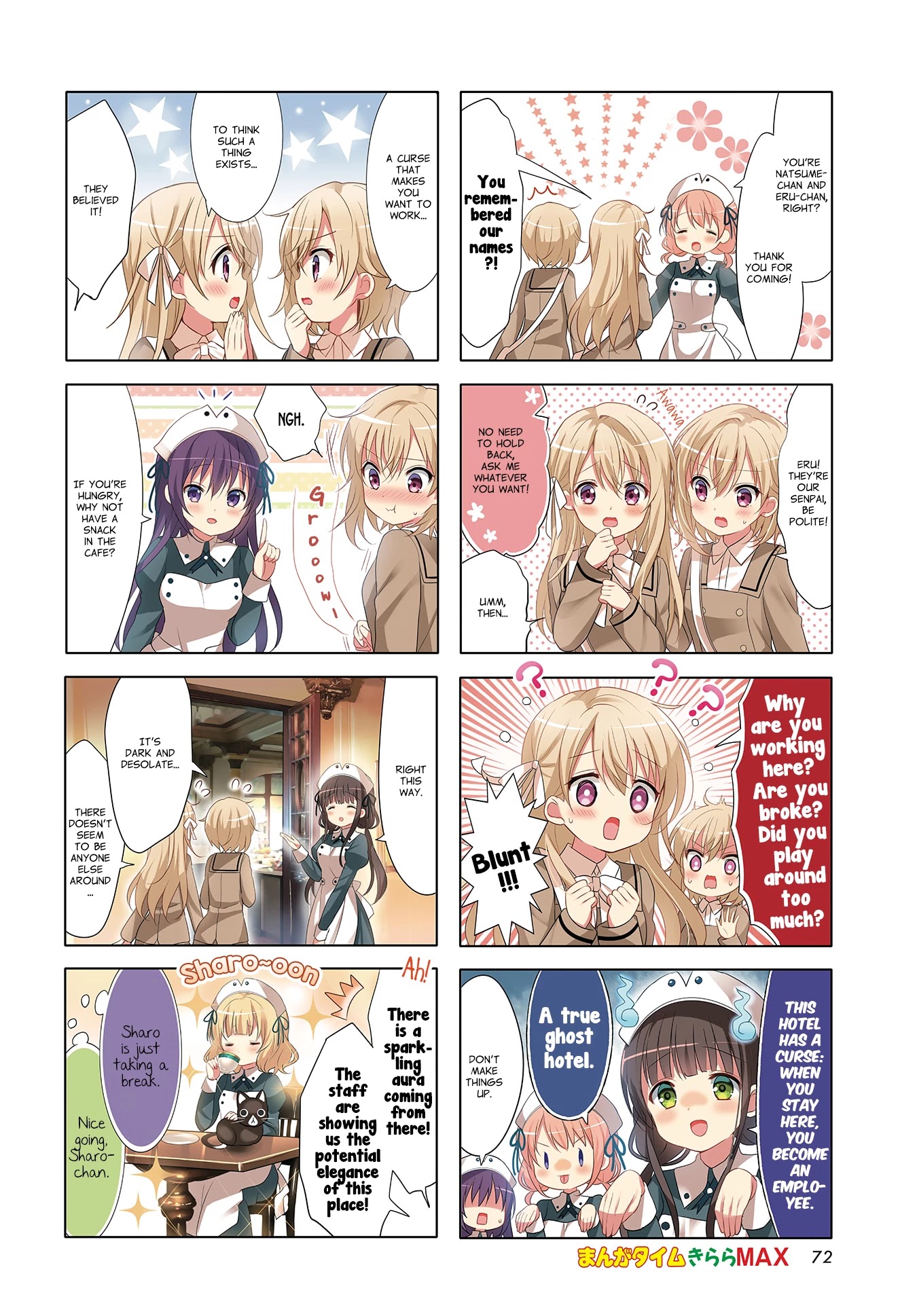 Gochuumon wa Usagi Desu ka? Chapter 9.3 page 2 - Vol.9 Chapter 3: The New Milk Latte is Pea Shoot-flavored