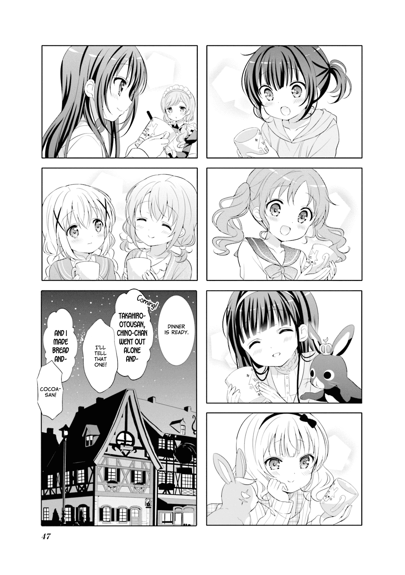 Gochuumon wa Usagi Desu ka? Chapter 9.5 page 9 - Vol.9 Chapter 5: Waai Waai Try