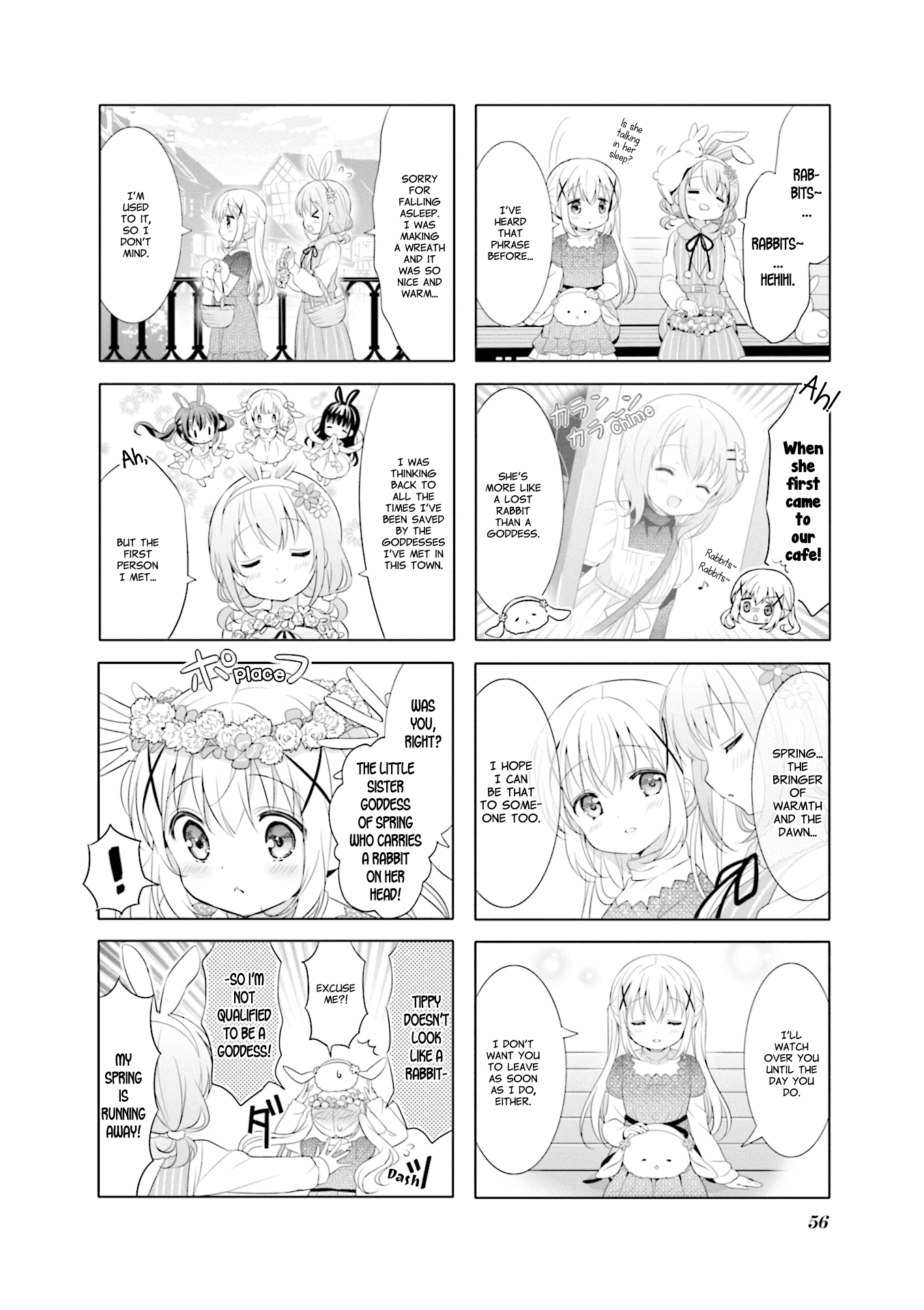 Gochuumon wa Usagi Desu ka? Chapter 9.6 page 8 - Vol.9 Chapter 6: Spring Hello!!!
