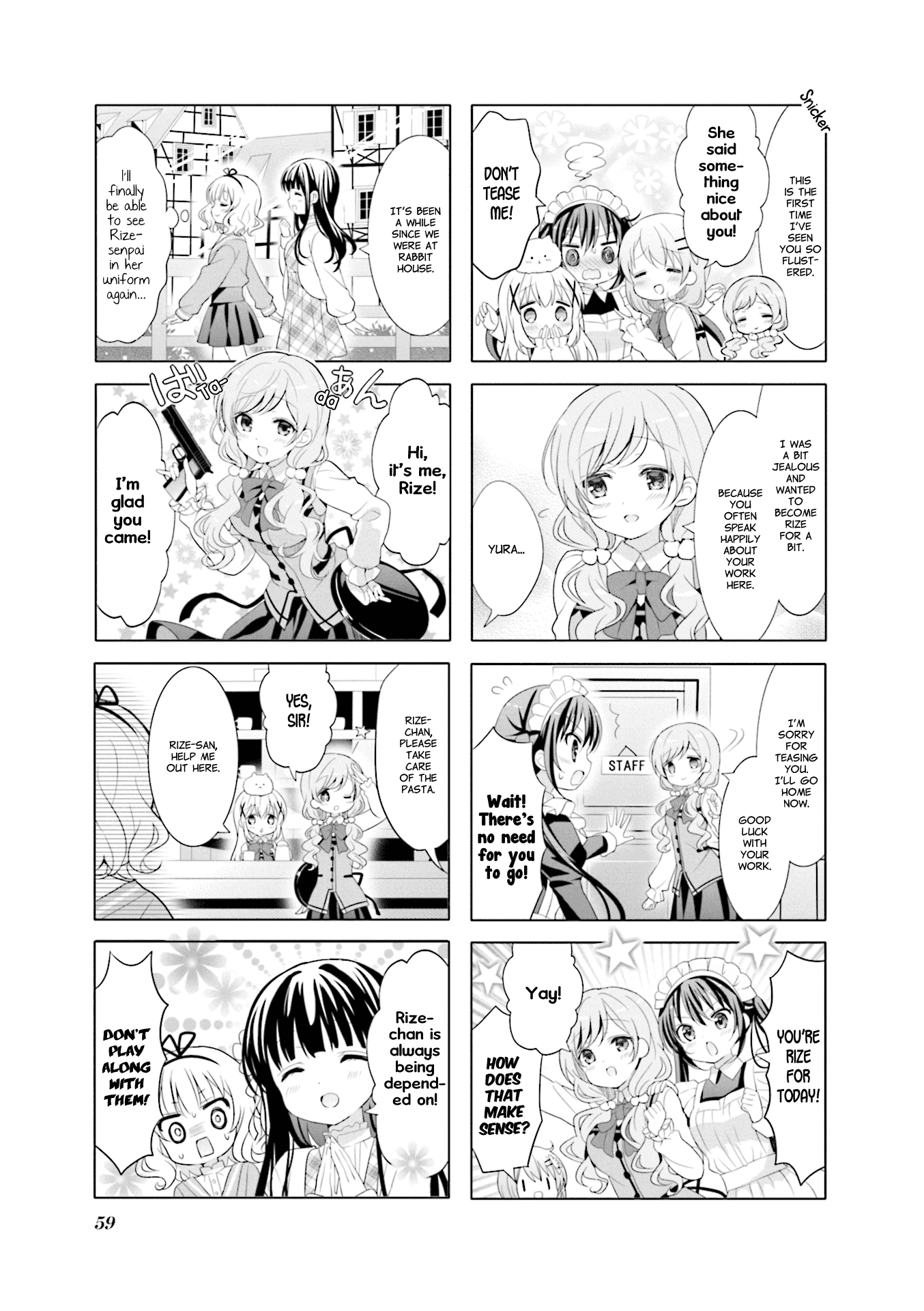Gochuumon wa Usagi Desu ka? Chapter 9.7 page 3 - Vol.9 Chapter 7: Foooo am I?
