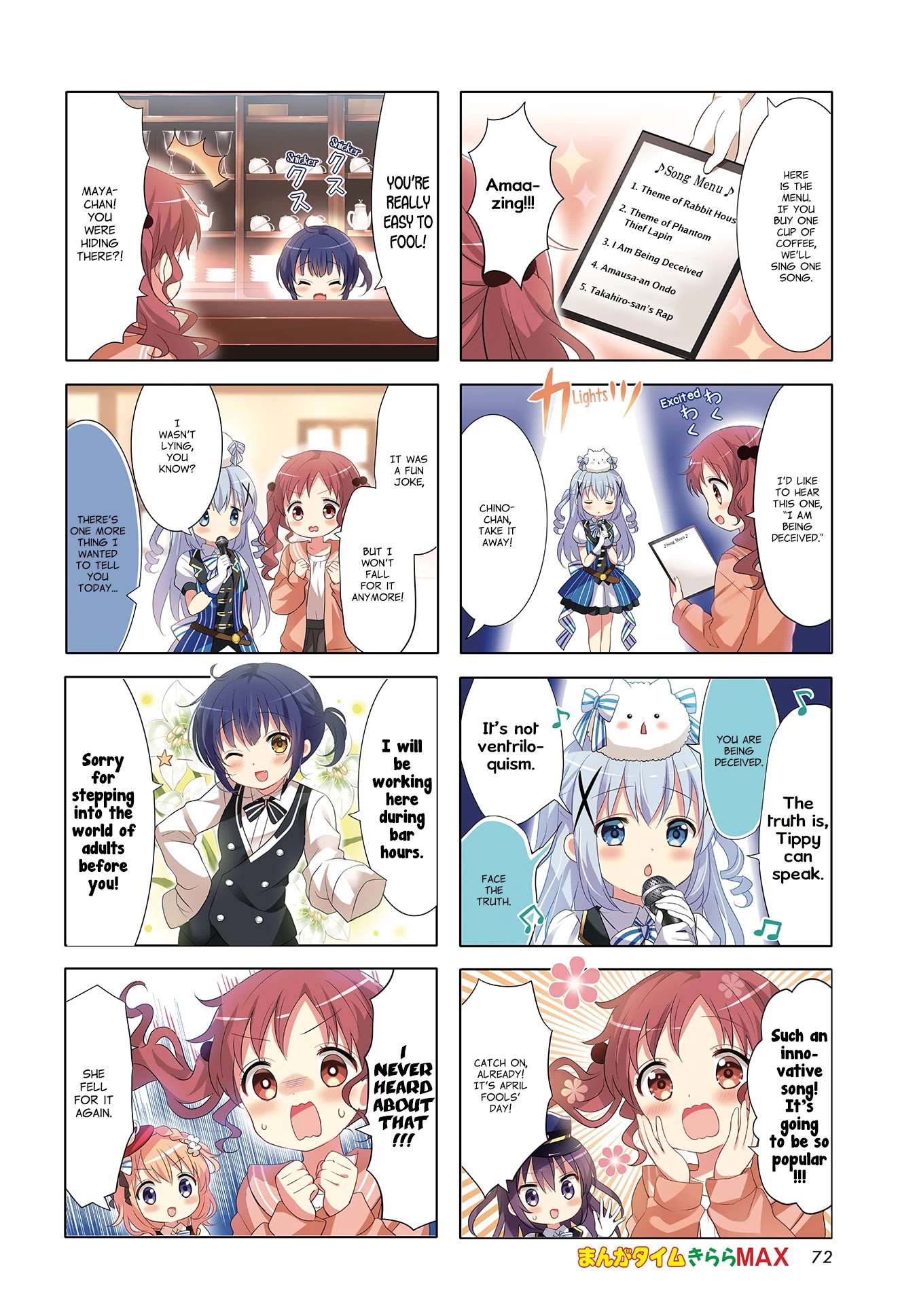 Gochuumon wa Usagi Desu ka? Chapter 9.8 page 2 - Vol.9 Chapter 8: CLOCKWORK RABBIT