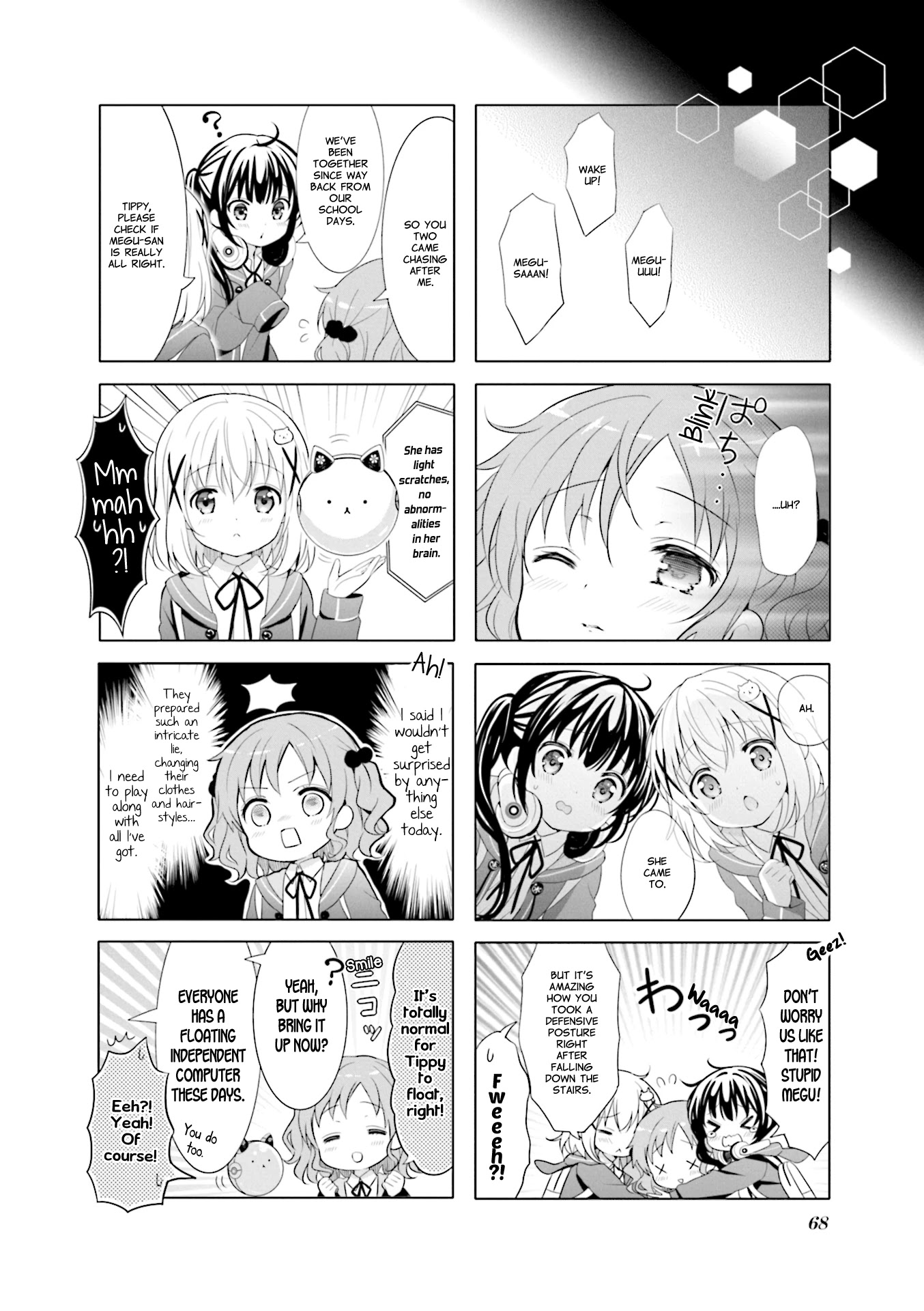 Gochuumon wa Usagi Desu ka? Chapter 9.8 page 4 - Vol.9 Chapter 8: CLOCKWORK RABBIT