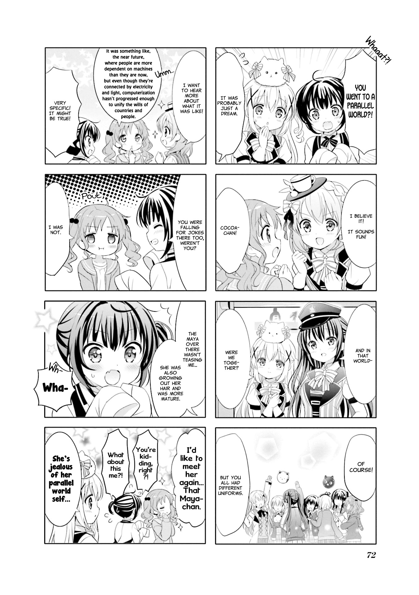 Gochuumon wa Usagi Desu ka? Chapter 9.8 page 8 - Vol.9 Chapter 8: CLOCKWORK RABBIT