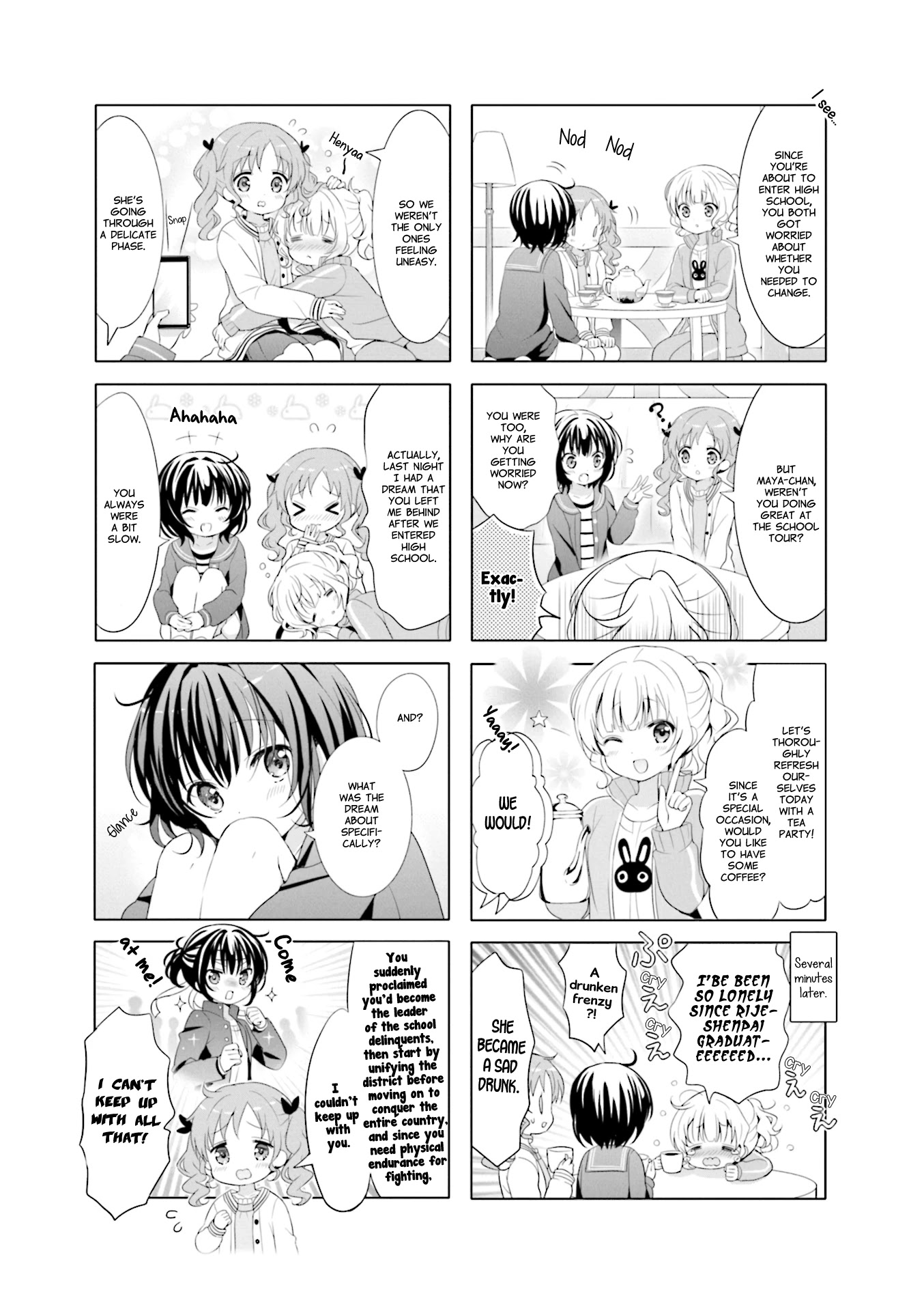 Gochuumon wa Usagi Desu ka? Chapter 9.9 page 3 - Vol.9 Chapter 9: Little*Treasure*Hunt
