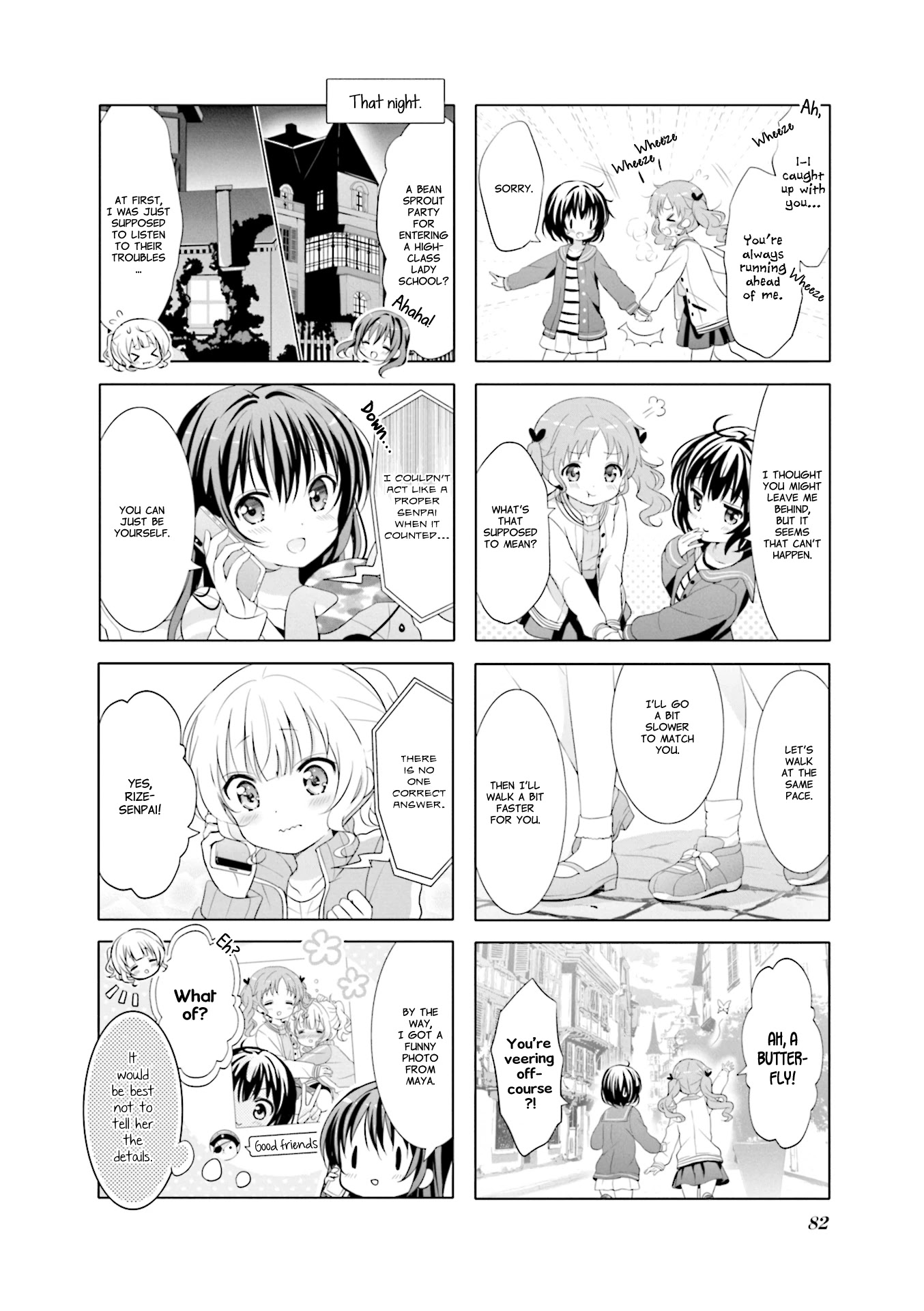 Gochuumon wa Usagi Desu ka? Chapter 9.9 page 8 - Vol.9 Chapter 9: Little*Treasure*Hunt