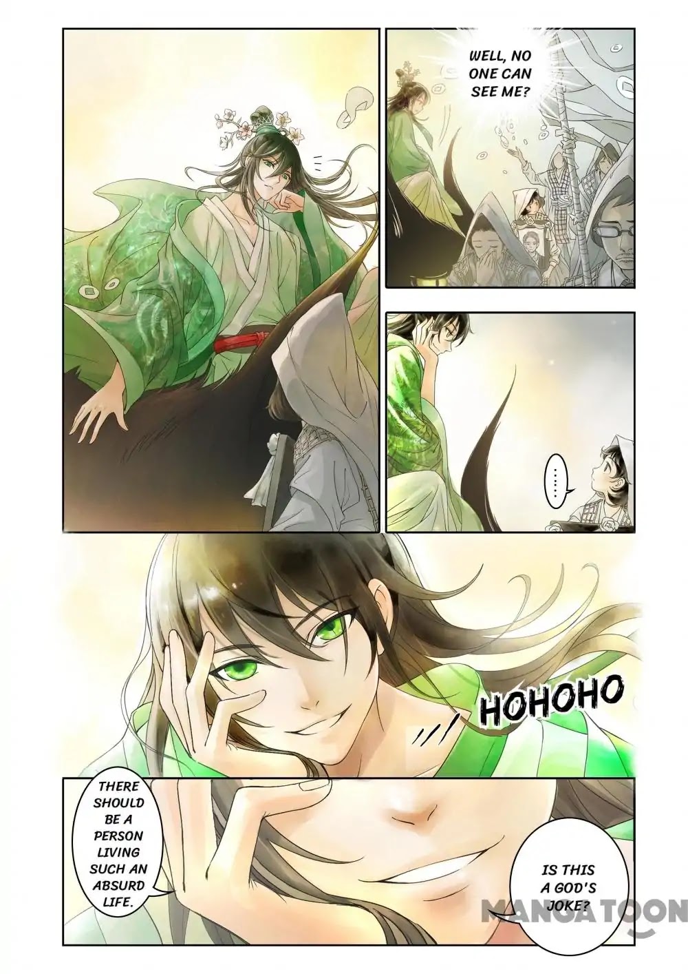 God and Girl Chapter 1 page 3 - Chapter 1: Episode 1