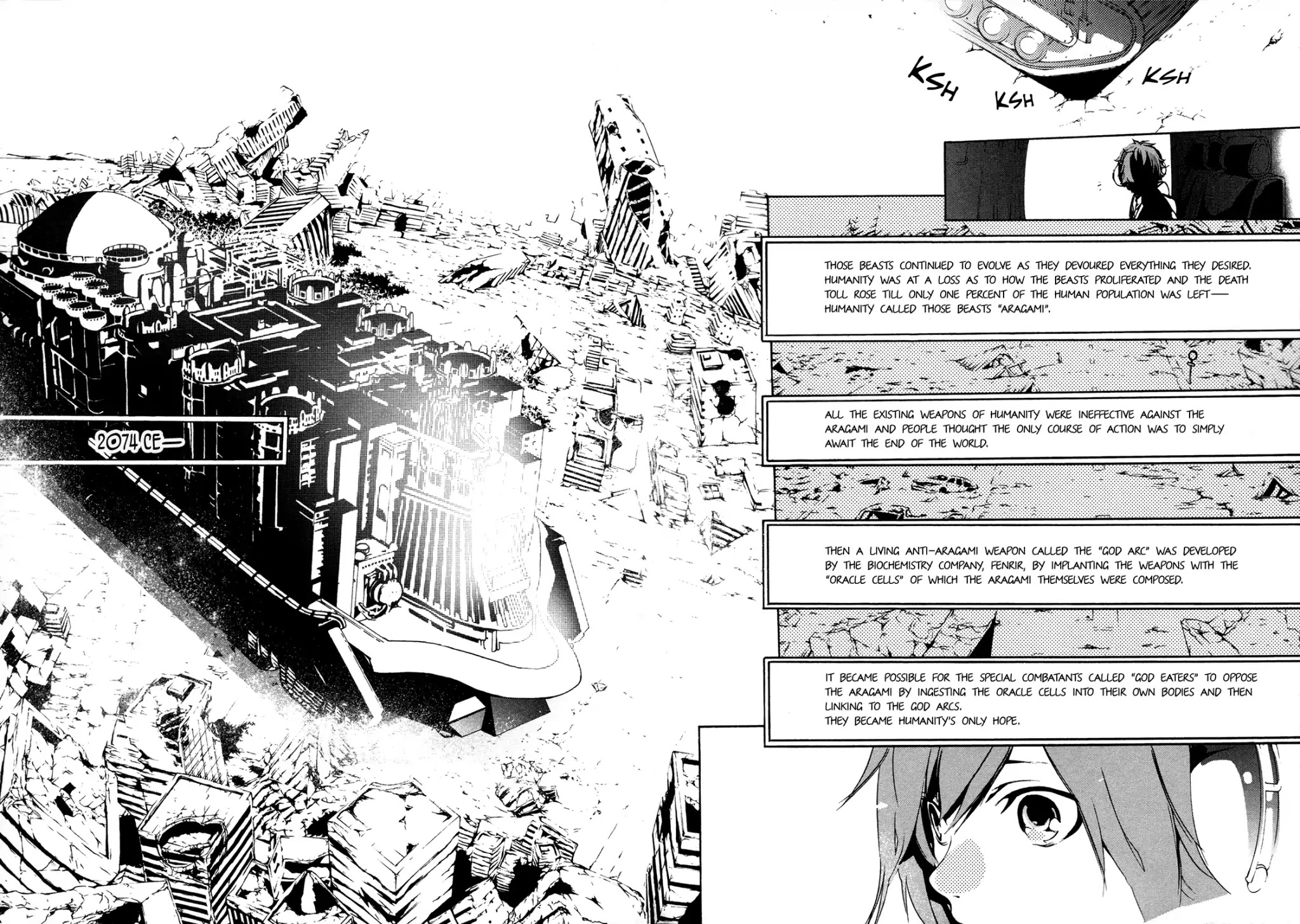 God Eater 2 Chapter 1 page 7 - Chapter 1: Vol.1 Story 1: Special Forces Blood