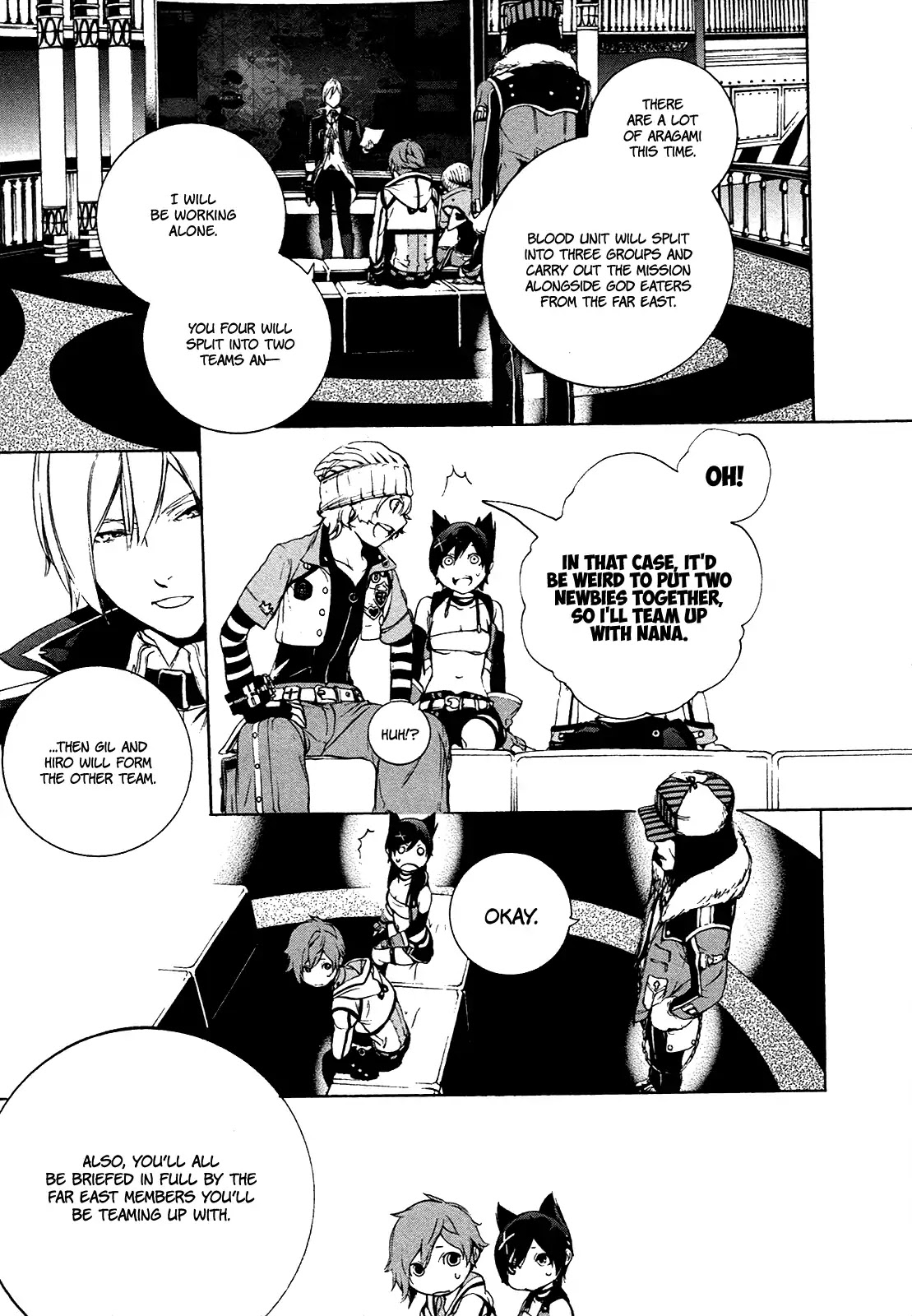 God Eater 2 Chapter 2 page 10 - Chapter 2: Vol.1 Story 2: Gilbert Mclaine