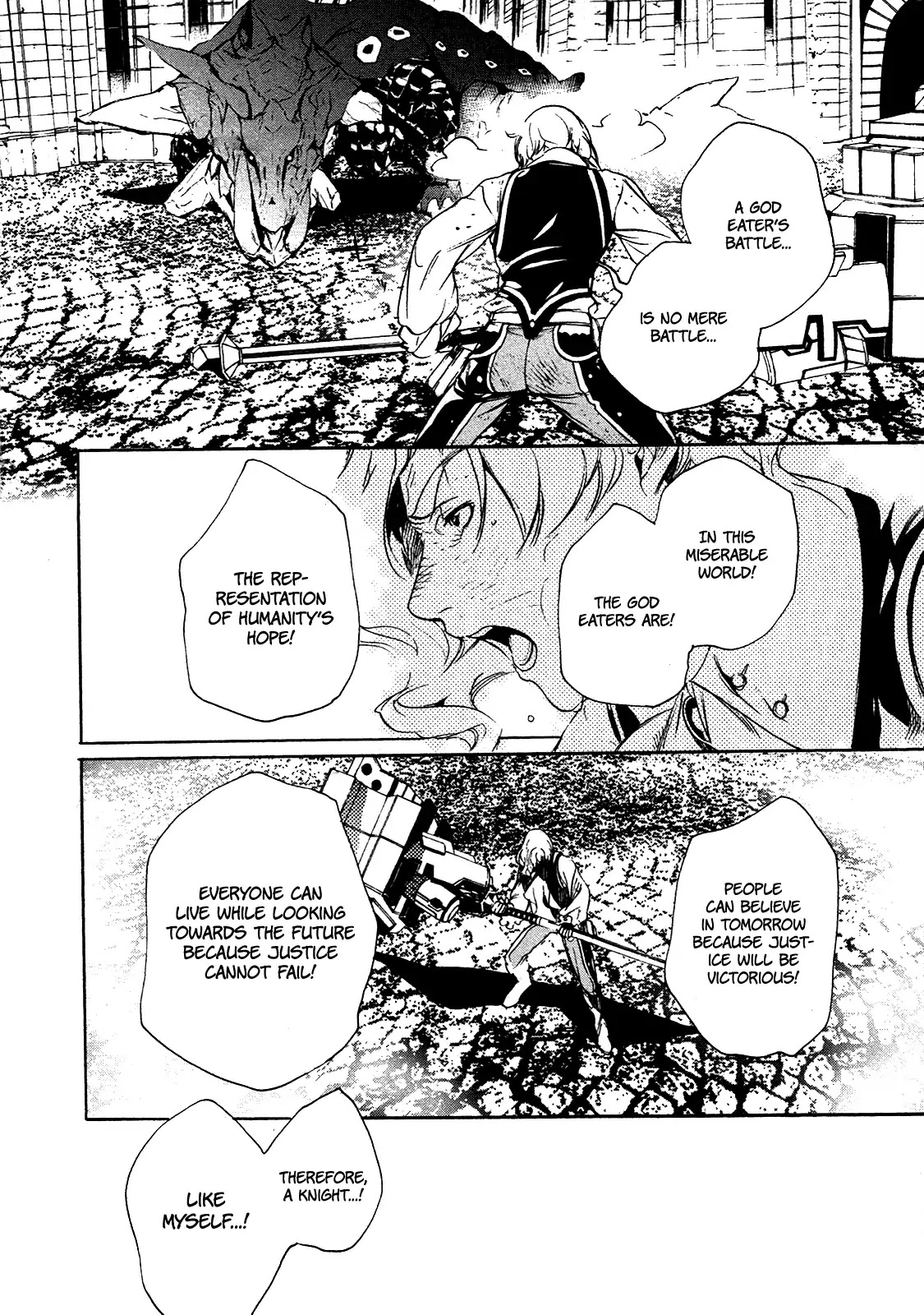 God Eater 2 Chapter 2 page 32 - Chapter 2: Vol.1 Story 2: Gilbert Mclaine