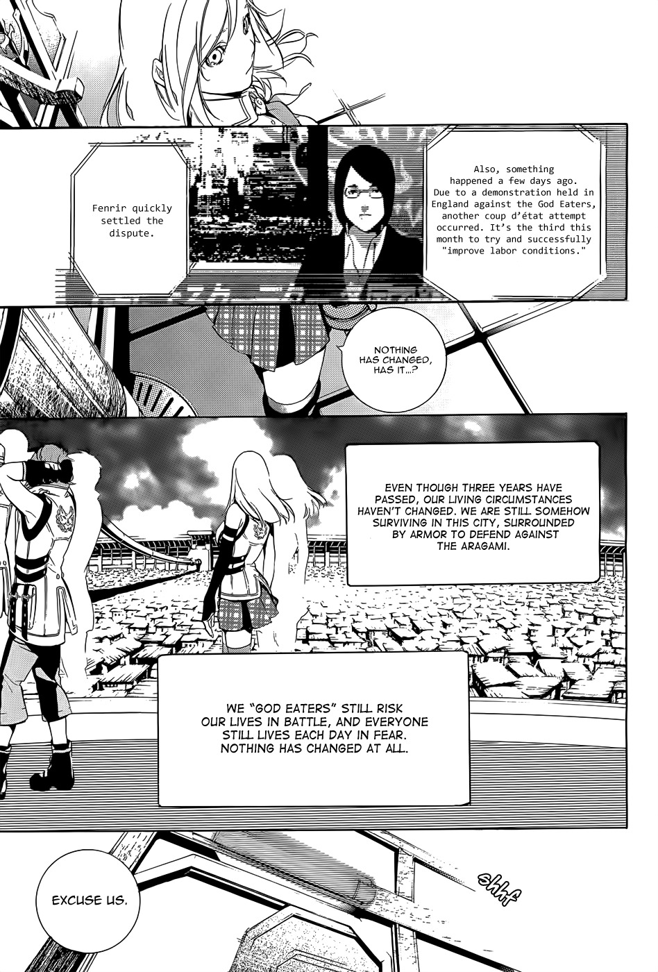 God Eater - The 2nd Break Chapter 1 page 19 - Chapter 1: Departure