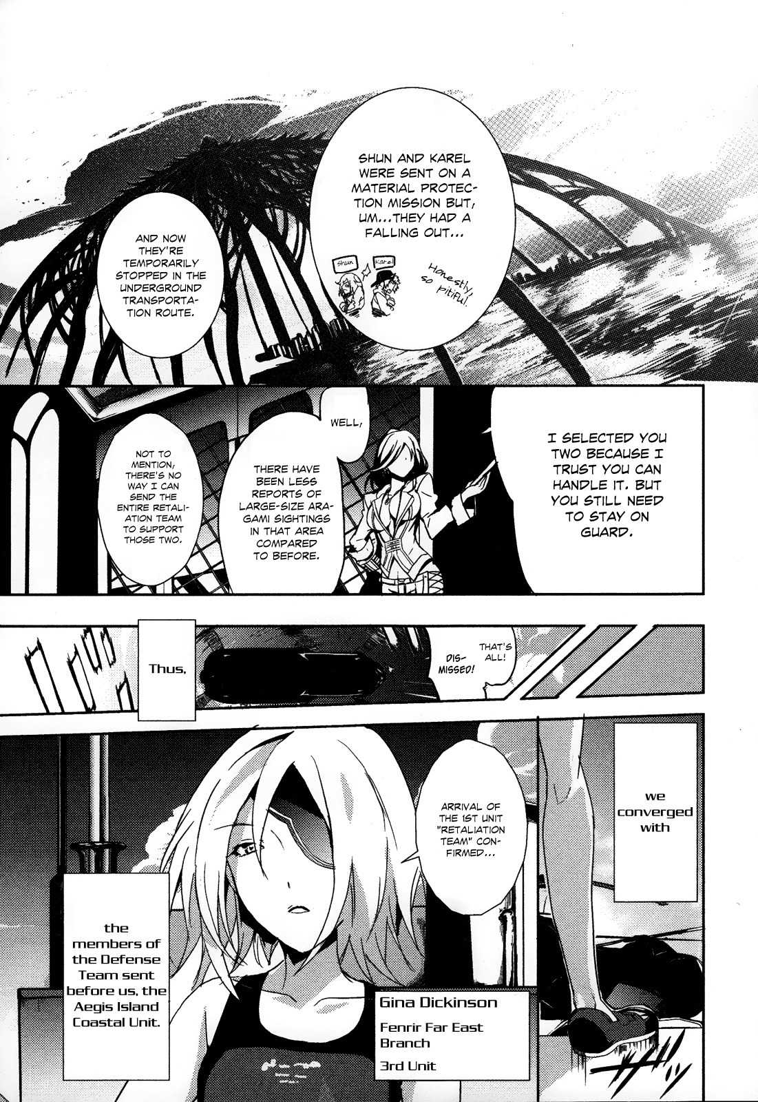 God Eater - The Summer Wars Chapter 1 page 8 - Chapter 1: A Midsummer Rotational Defense