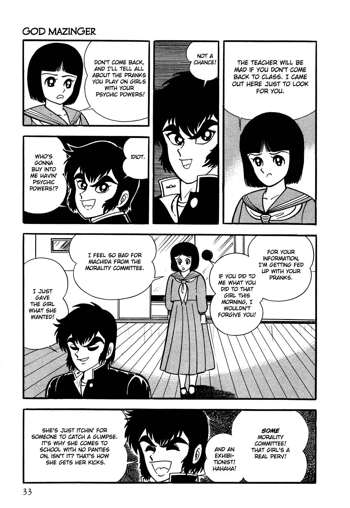 God Mazinger Chapter 1 page 33 - Chapter 1