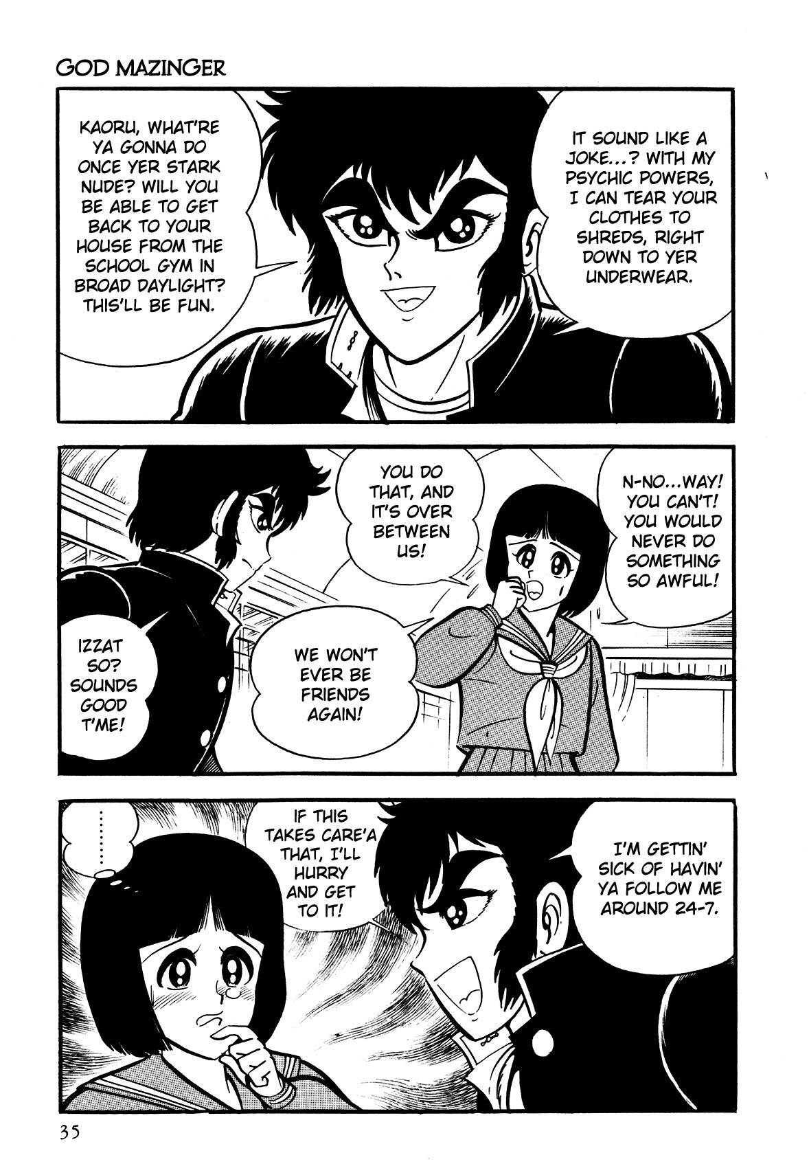 God Mazinger Chapter 1 page 35 - Chapter 1