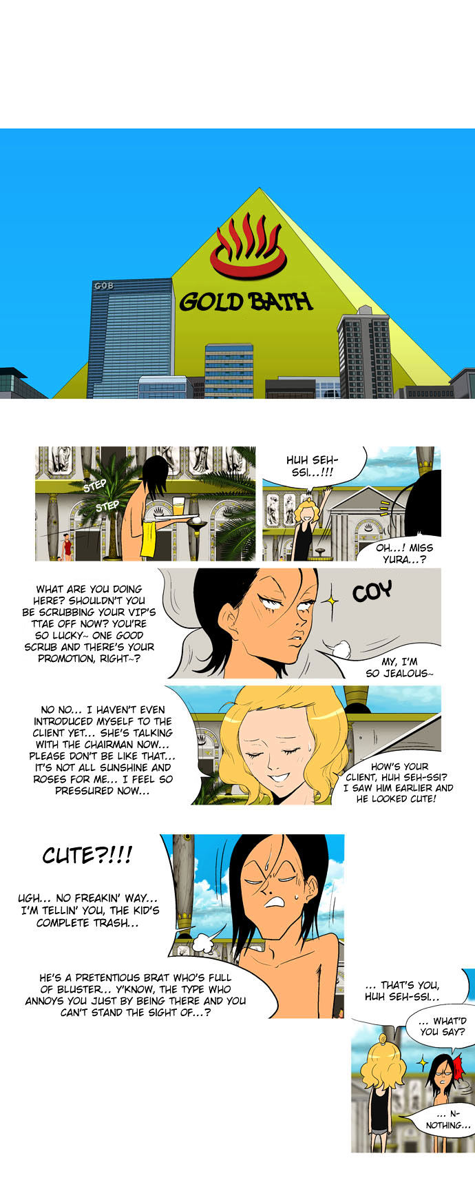 God of Bath Chapter 12 page 8 - Chapter 12 : The Rookie Test