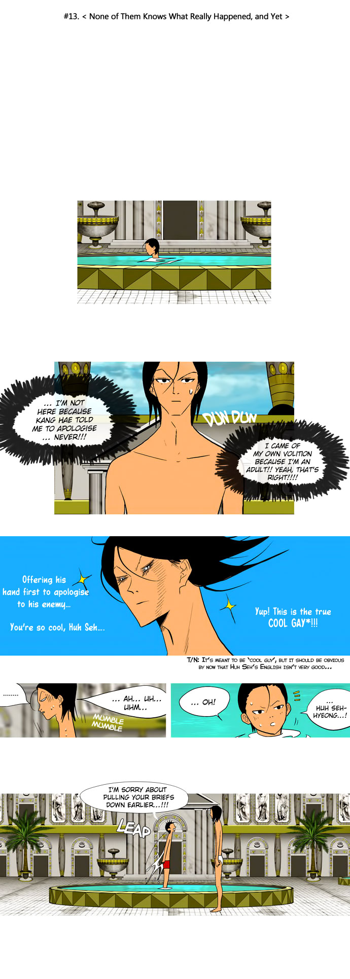 God of Bath Chapter 13.2 page 10 - Chapter 13 v2 : None of Them Knows What Really Happened, and Yet