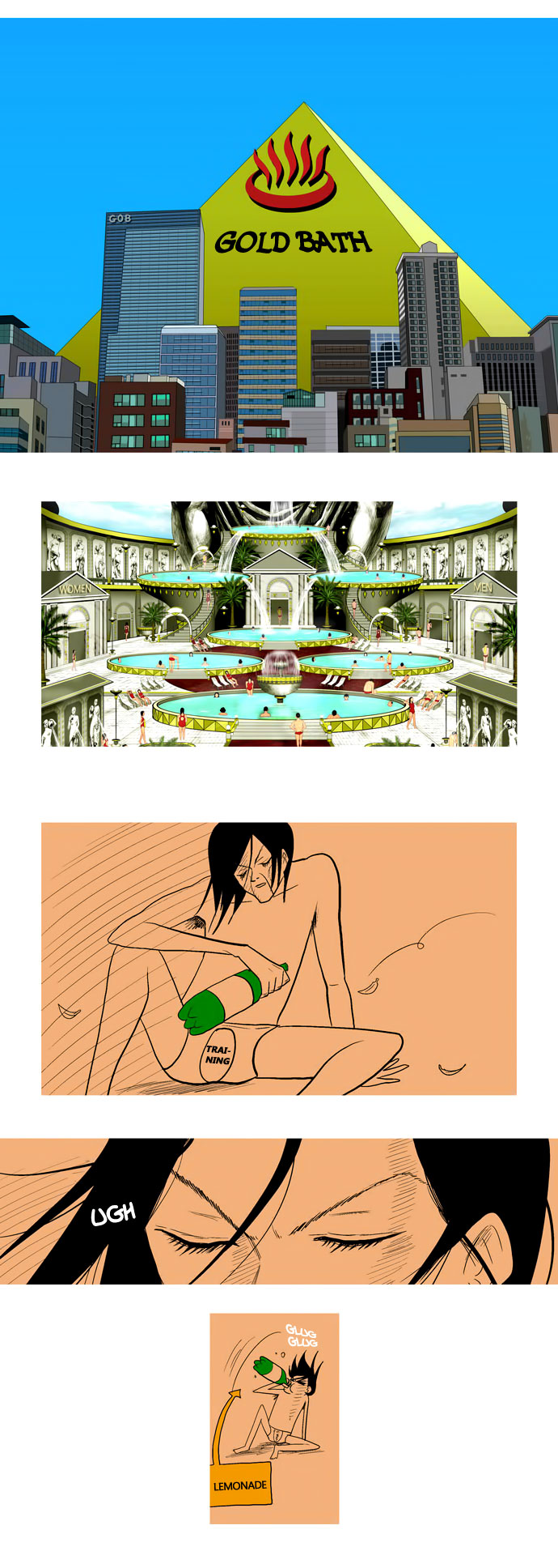 God of Bath Chapter 13.2 page 4 - Chapter 13 v2 : None of Them Knows What Really Happened, and Yet