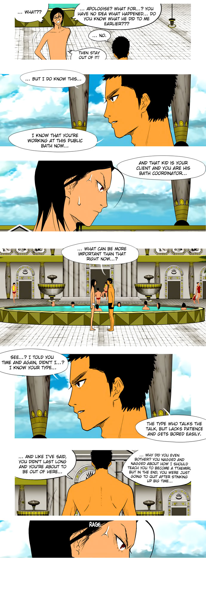 God of Bath Chapter 13.2 page 6 - Chapter 13 v2 : None of Them Knows What Really Happened, and Yet