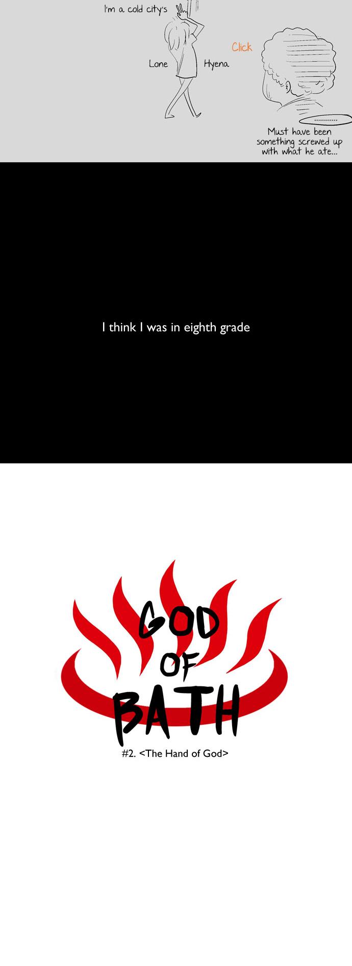 God of Bath Chapter 2.2 page 3 - Chapter 2 v2 : The Hand of God