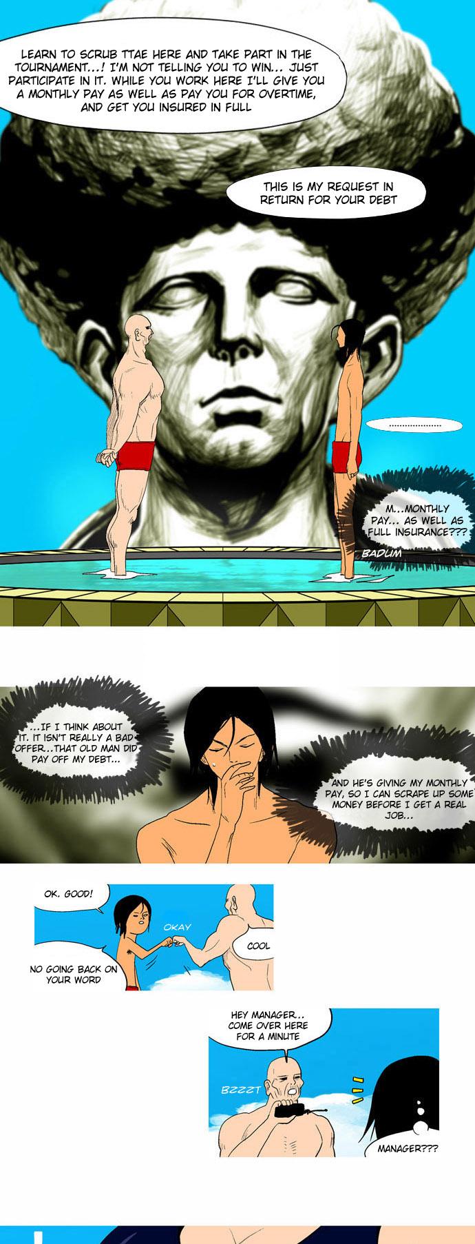 God of Bath Chapter 2.2 page 8 - Chapter 2 v2 : The Hand of God