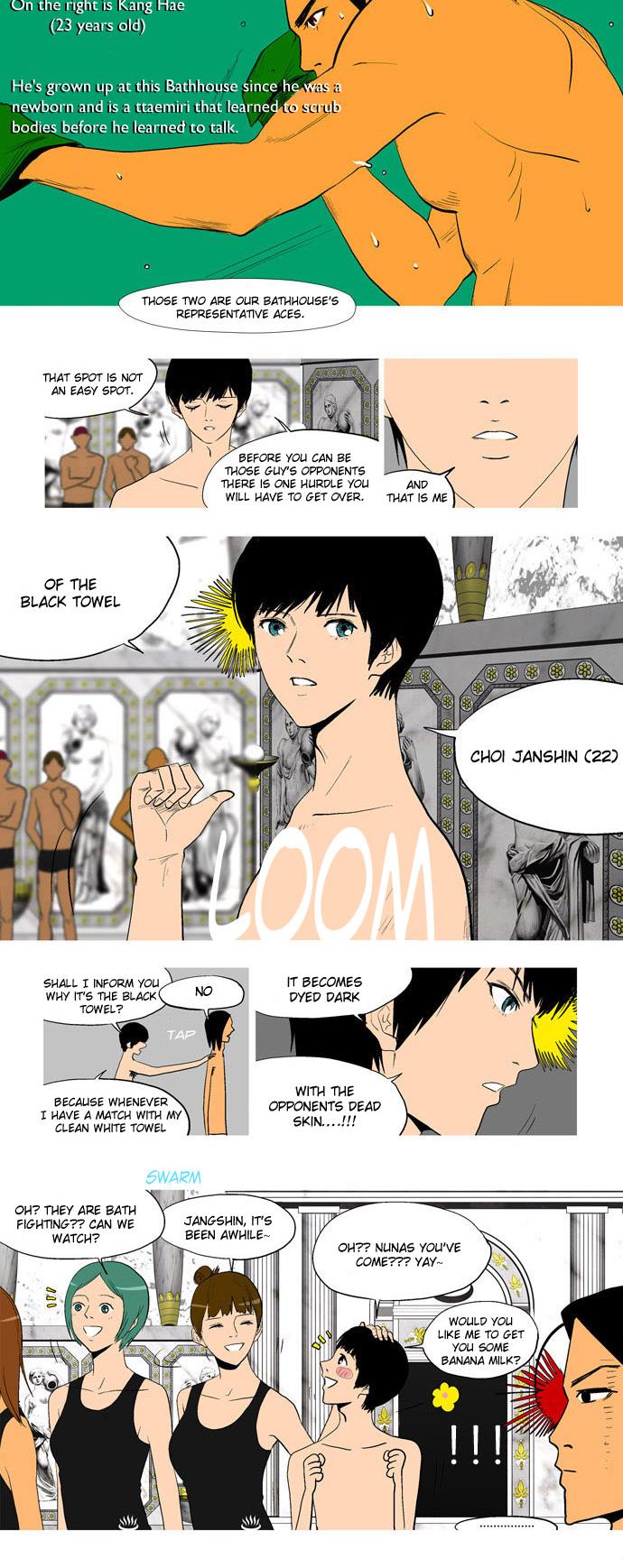 God of Bath Chapter 3.2 page 7 - Chapter 3 v2 : Men's Bath
