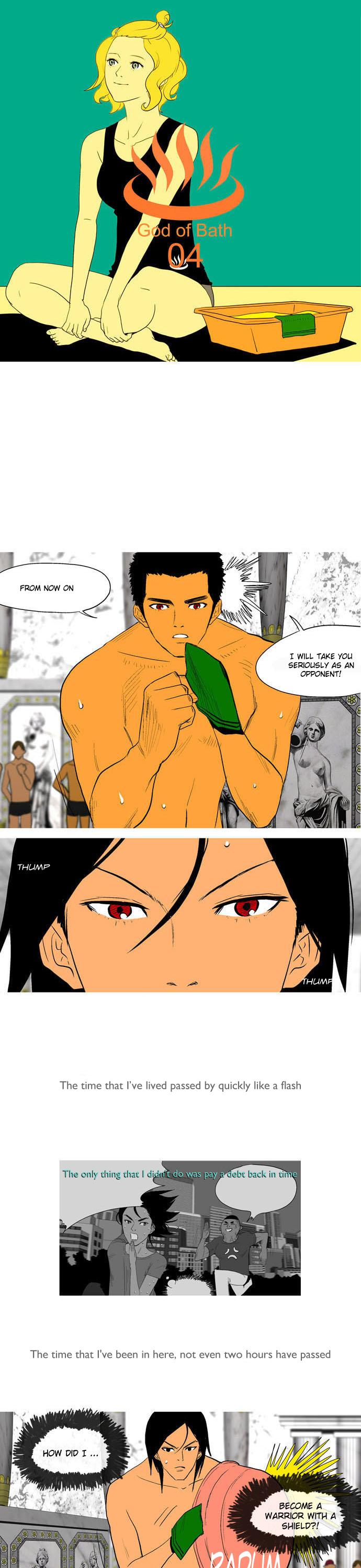 God of Bath Chapter 4.2 page 1 - Chapter 4 v2 : Bath Fights