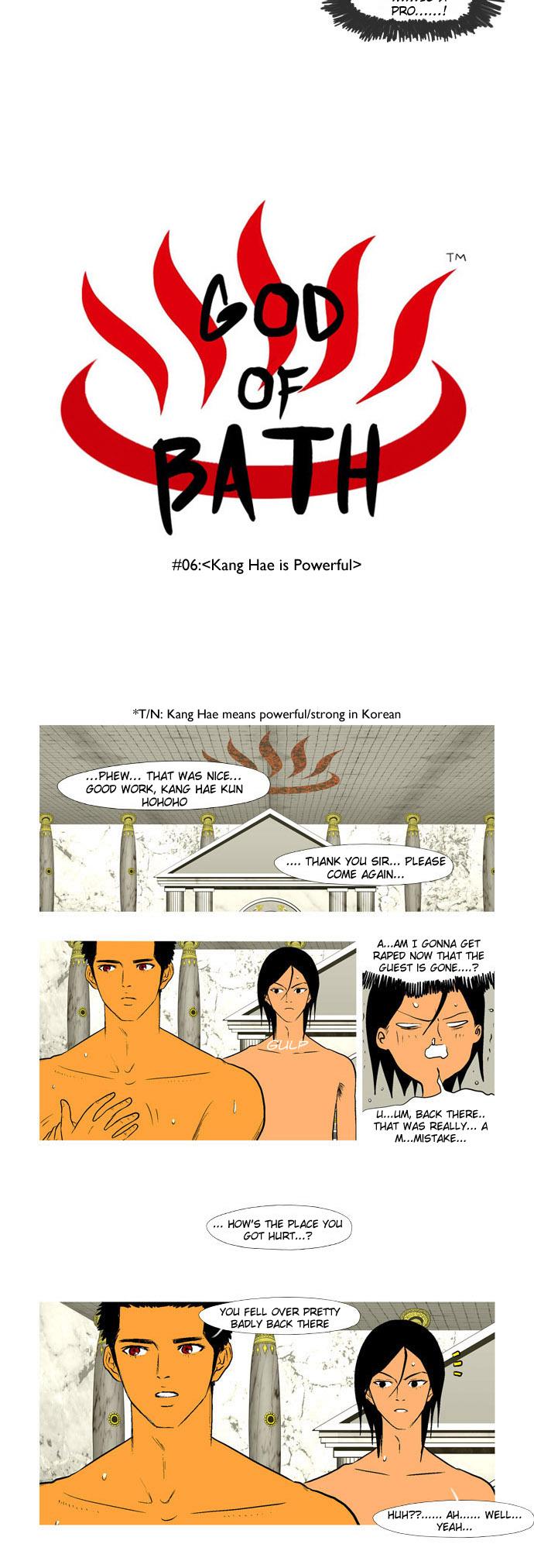 God of Bath Chapter 6.2 page 3 - Chapter 6 v2 : Kang Hae is Powerful
