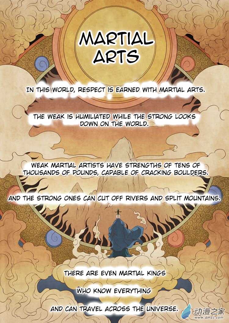 God of Martial Arts Chapter 1.1 page 5 - Chapter 1.1: The Awakened Martial Spirit (1)