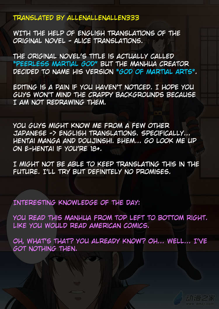 God of Martial Arts Chapter 1.2 page 9 - Chapter 1.2: The Awakened Martial Spirit (2)