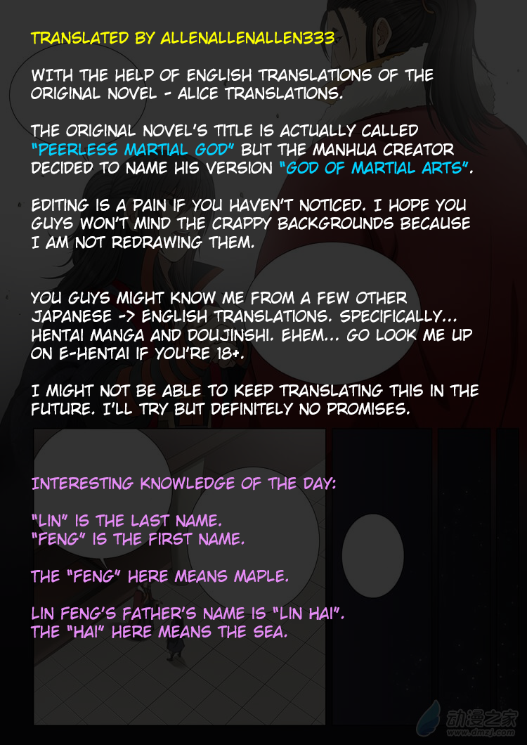 God of Martial Arts Chapter 1.3 page 9 - Chapter 1.3: The Awakened Martial Spirit (3)