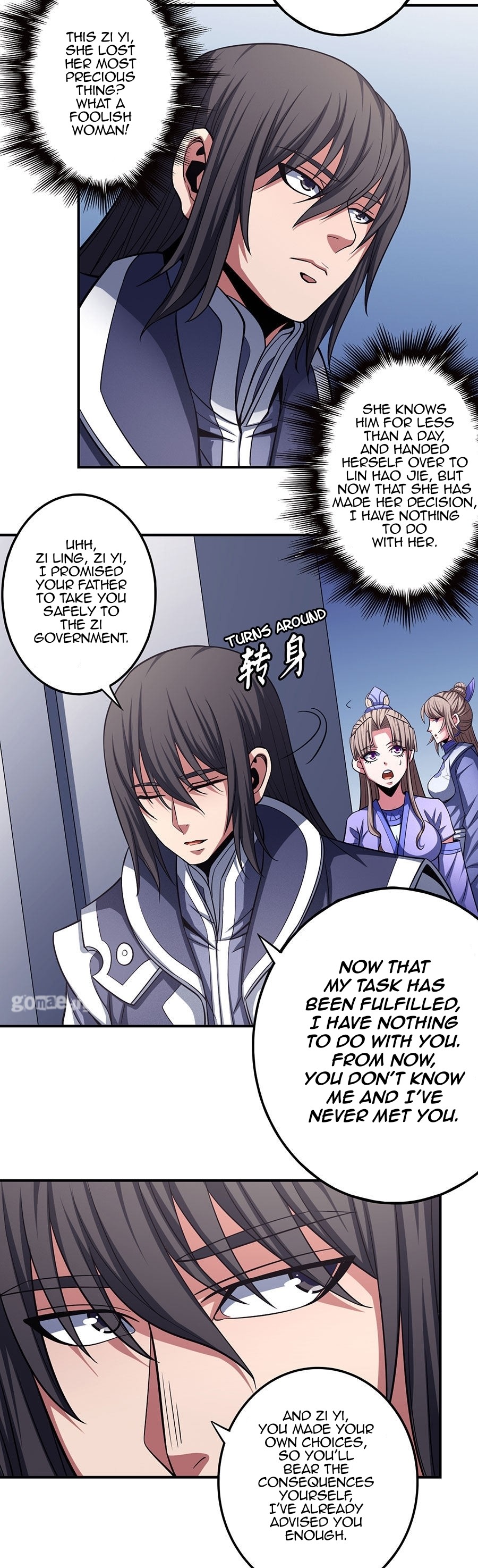 God of Martial Arts Chapter 103.1 page 9 - Chapter 103.1: Not Worthy To Hold A Sword(1)