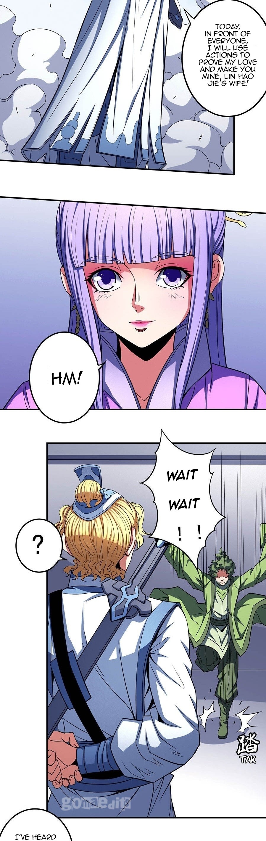 God of Martial Arts Chapter 103.2 page 3 - Chapter 103.2: Not Worthy To Hold A Sword(2)