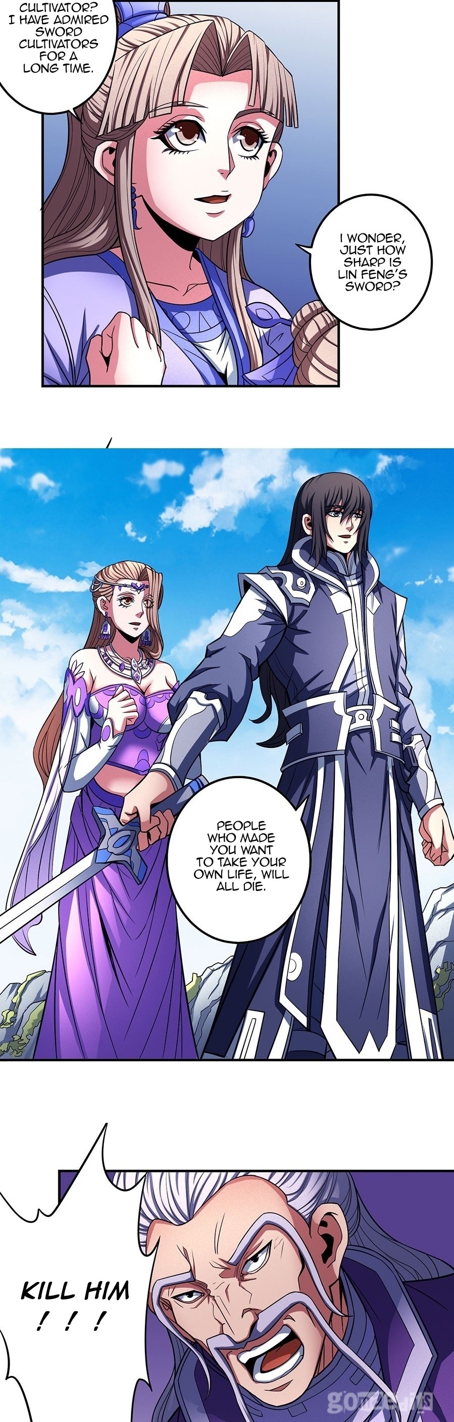 God of Martial Arts Chapter 104.1 page 10 - Chapter 104.1: Lin Feng's Sword(1)