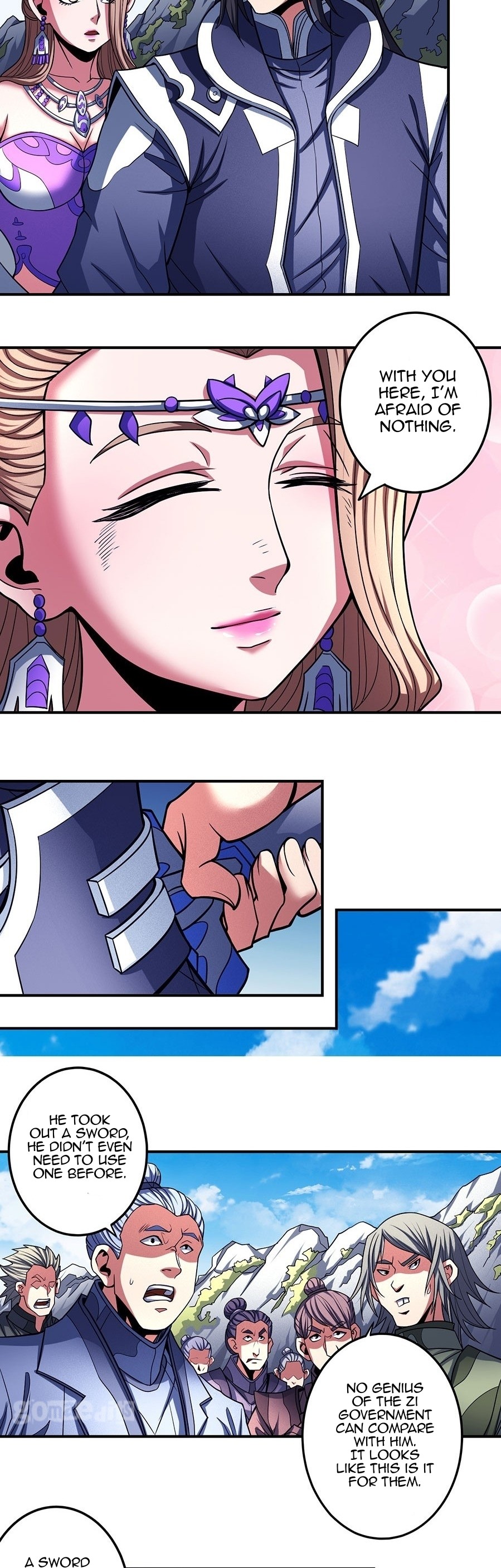 God of Martial Arts Chapter 104.1 page 9 - Chapter 104.1: Lin Feng's Sword(1)