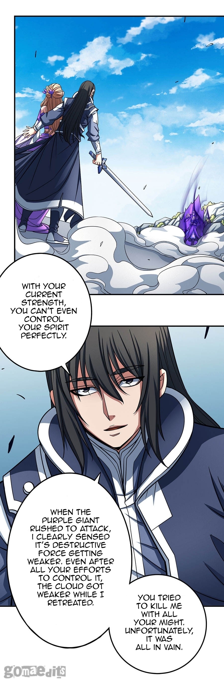 God of Martial Arts Chapter 104.3 page 22 - Chapter 104.3: Lin Feng's Sword(3)