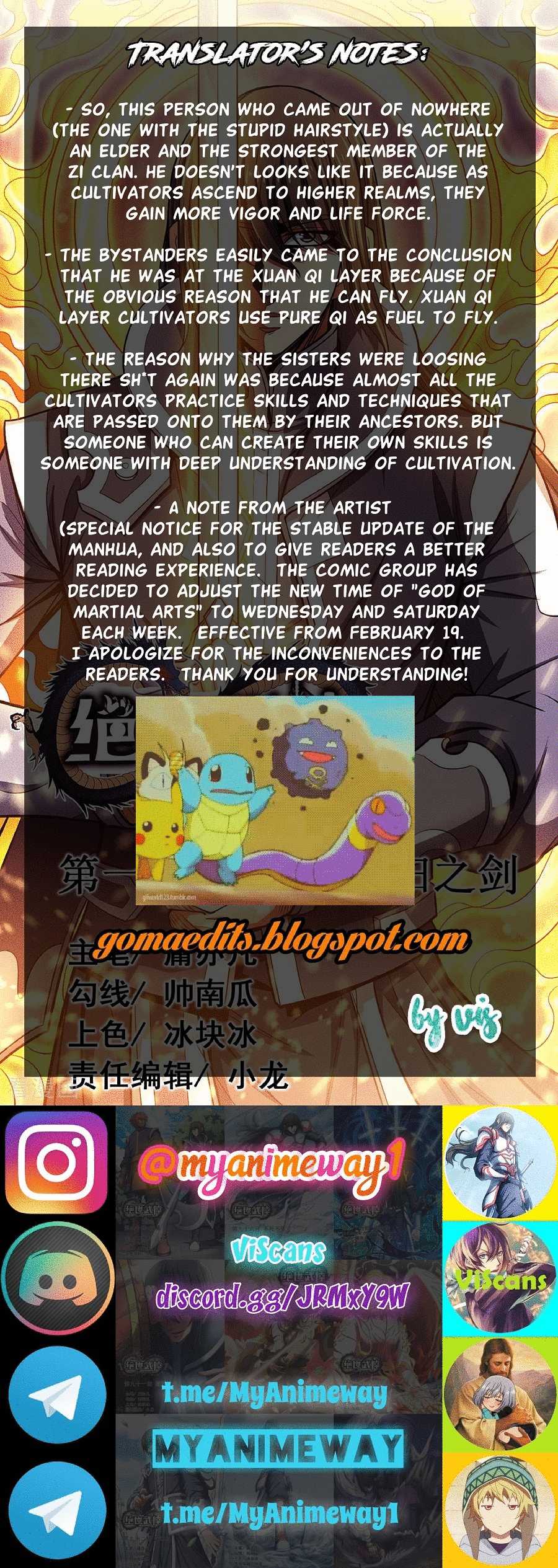 God of Martial Arts Chapter 105.1 page 25 - Chapter 105.1: The Sword Of The Rising Sun(1)